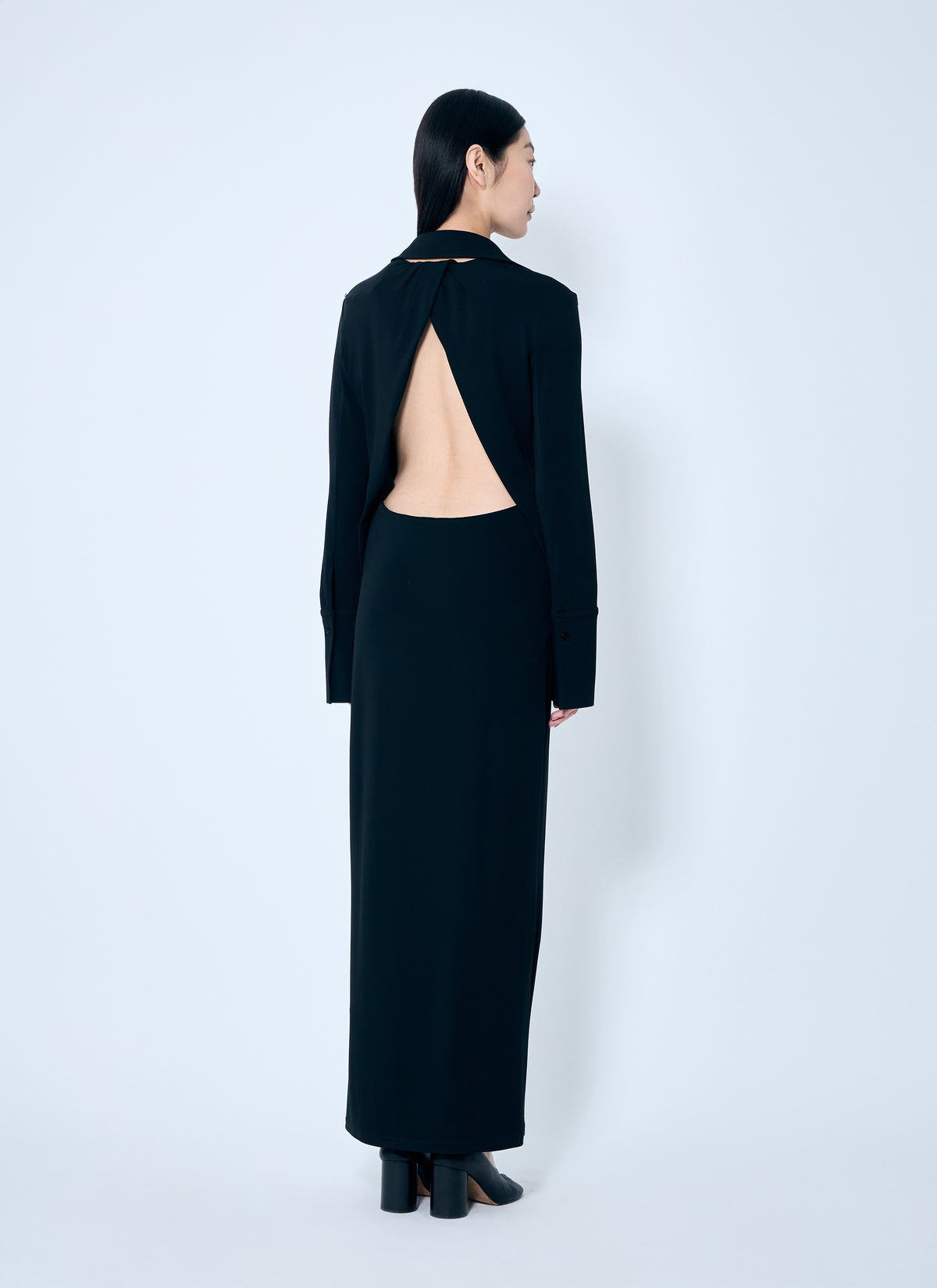 Sportmax Women Crepe Jersey Shirt Dress SPORTMAX