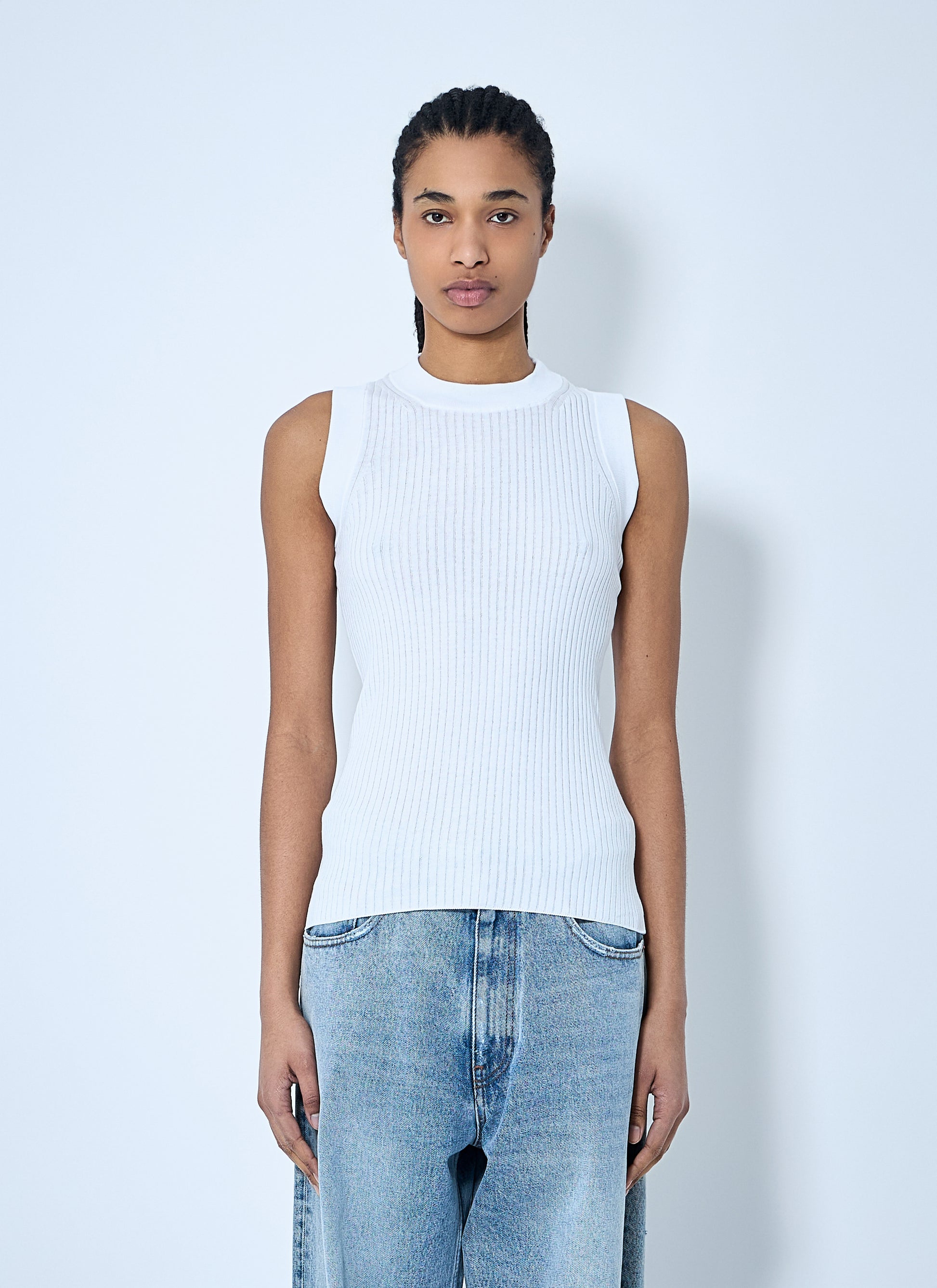 Sportmax Women Rib Tank Top SPORTMAX