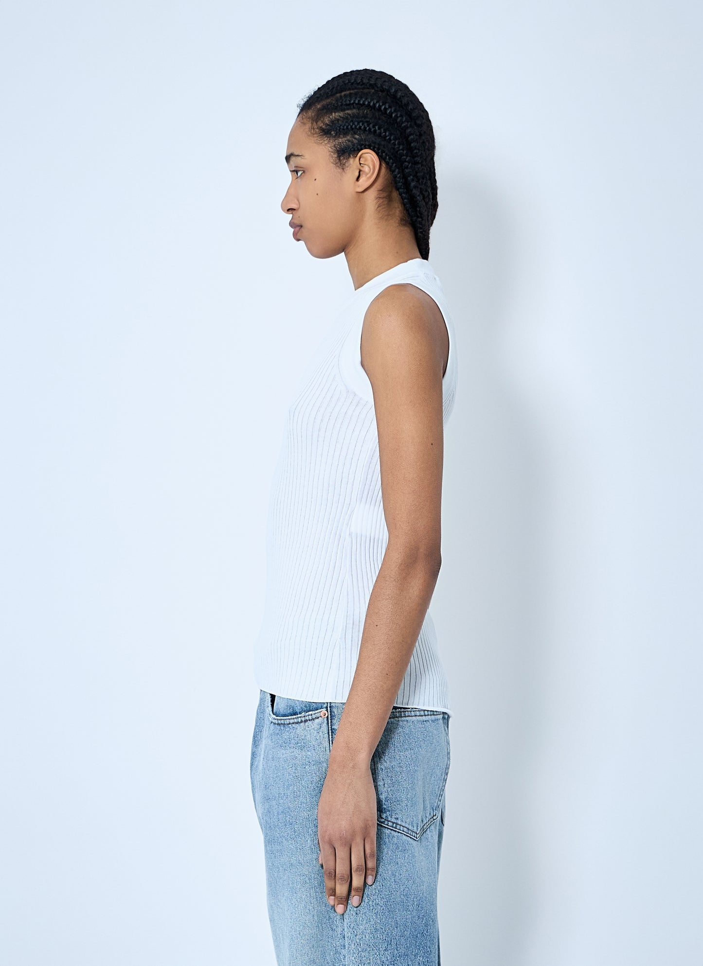 Sportmax Women Rib Tank Top SPORTMAX