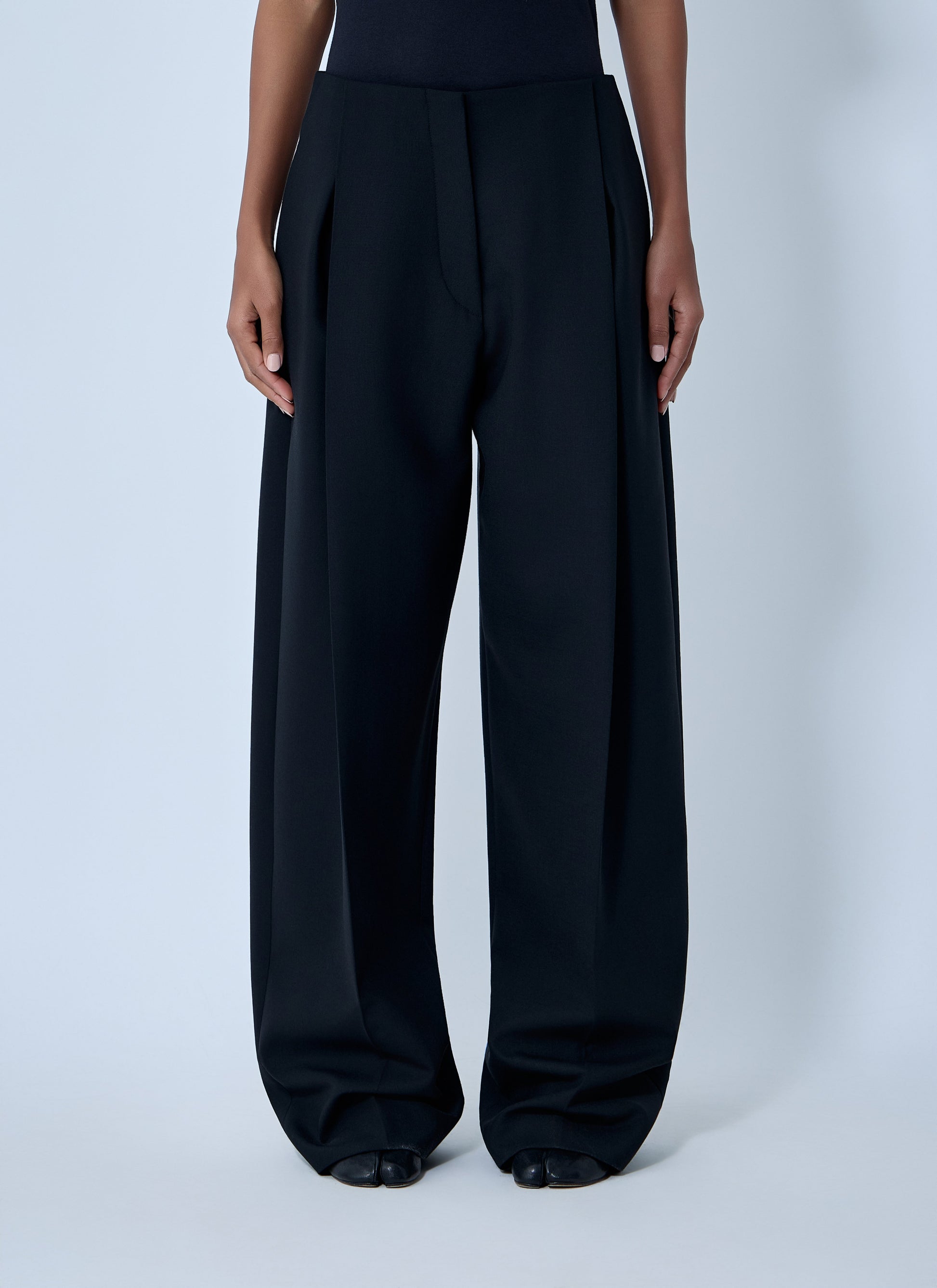 Sportmax Women Wool-Blend Tailored Pants SPORTMAX
