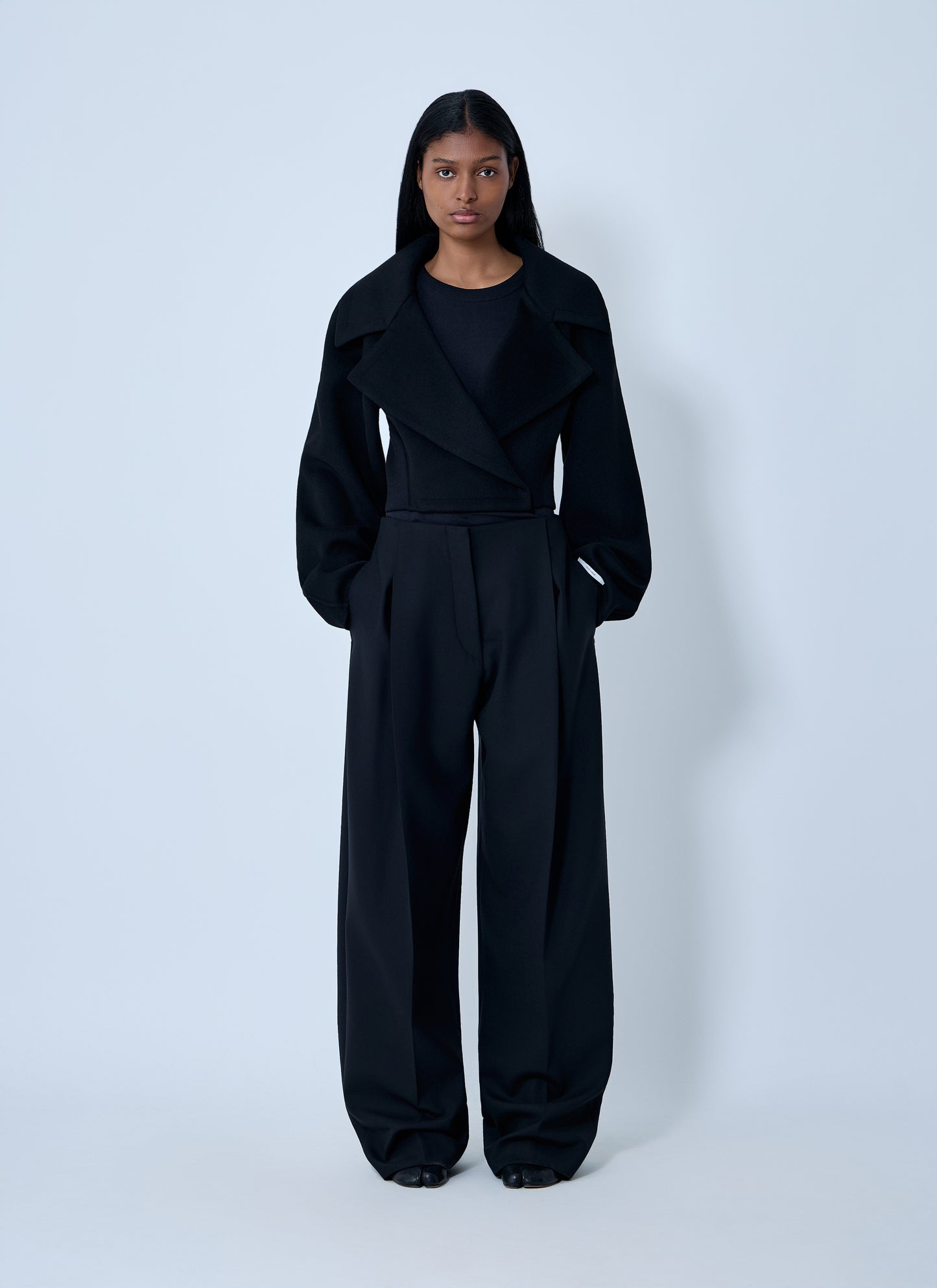 Sportmax Women Wool-Blend Tailored Pants SPORTMAX