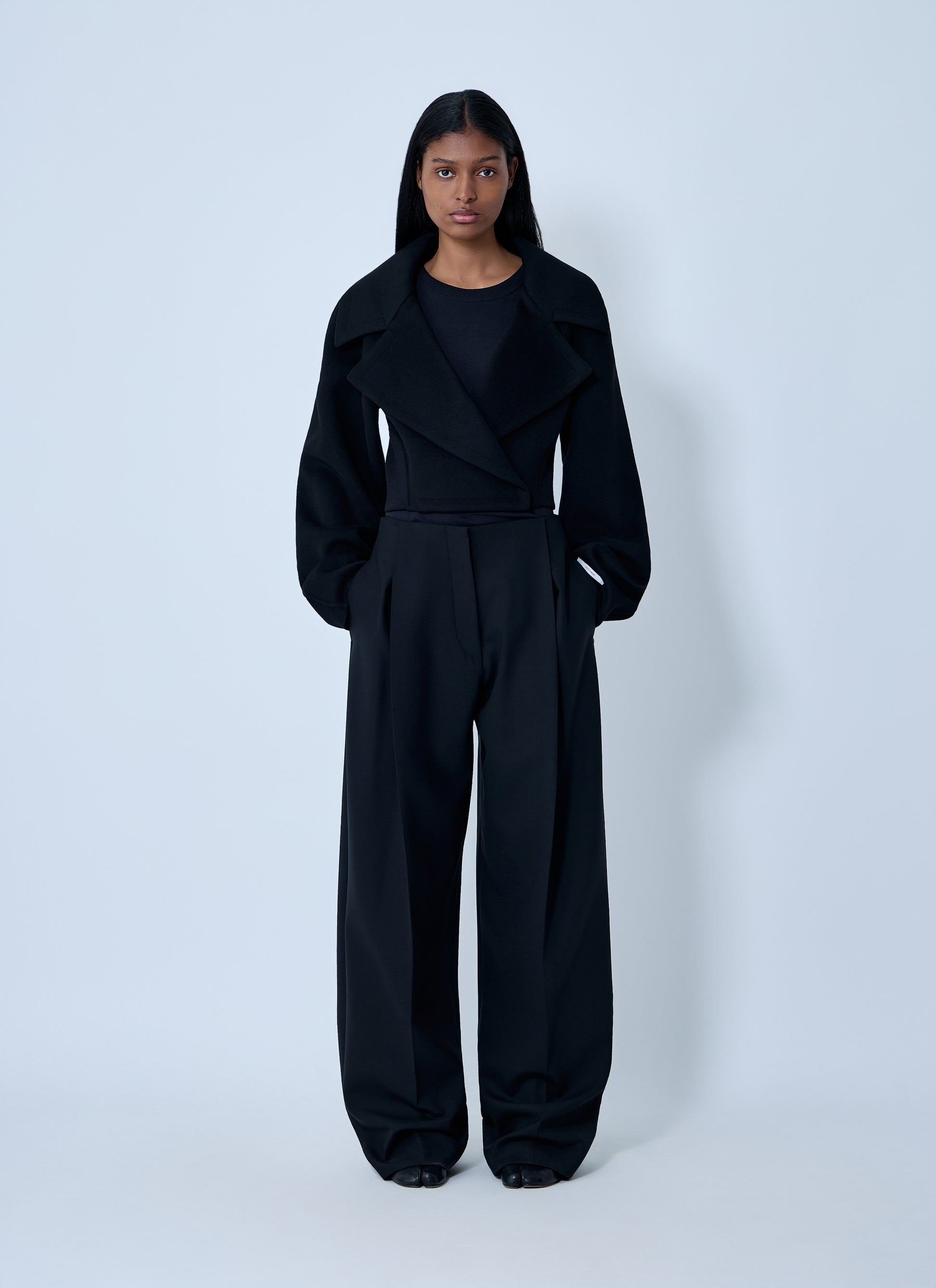 Sportmax Women Wool-Blend Tailored Pants SPORTMAX