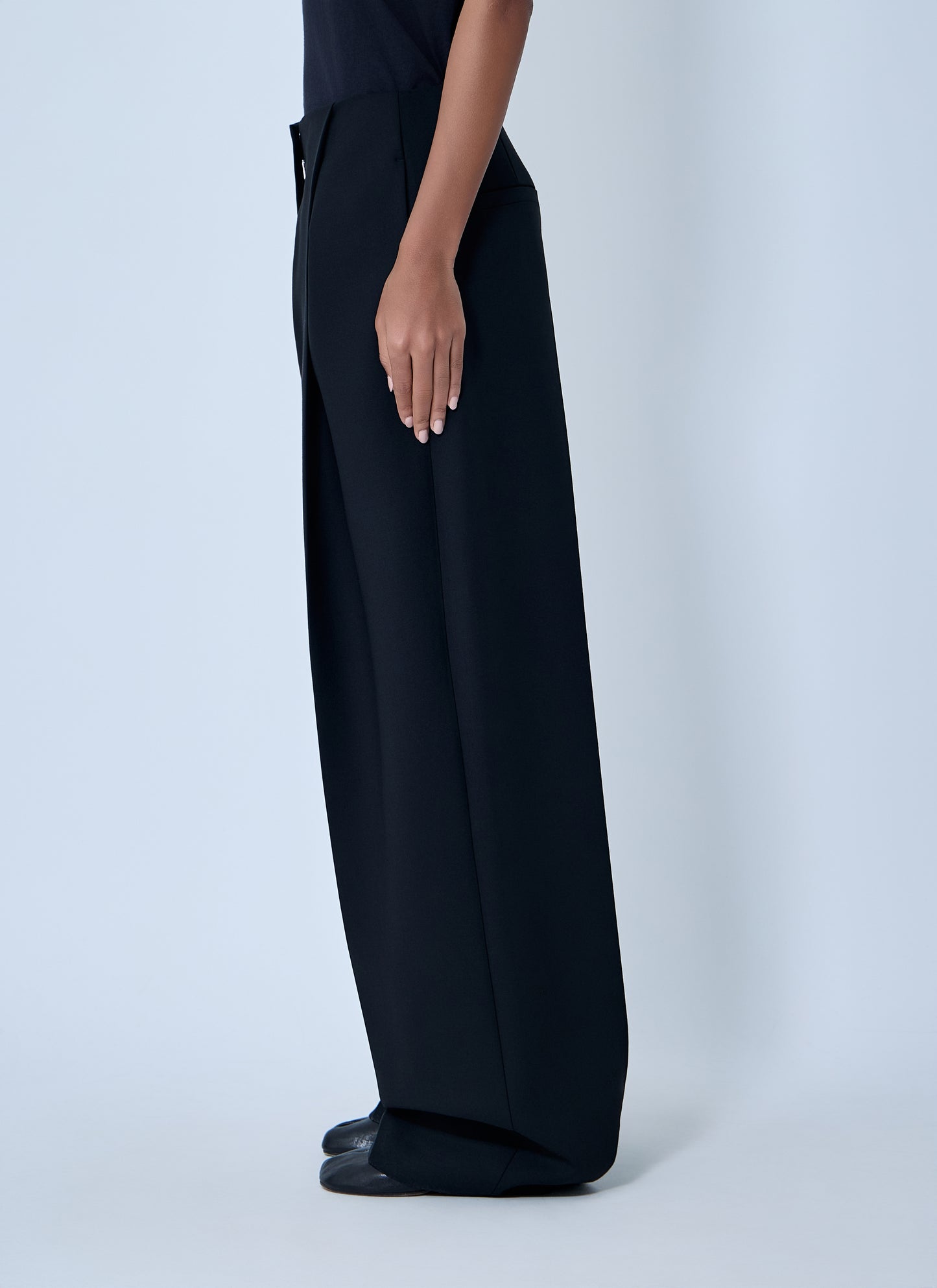 Sportmax Women Wool-Blend Tailored Pants SPORTMAX