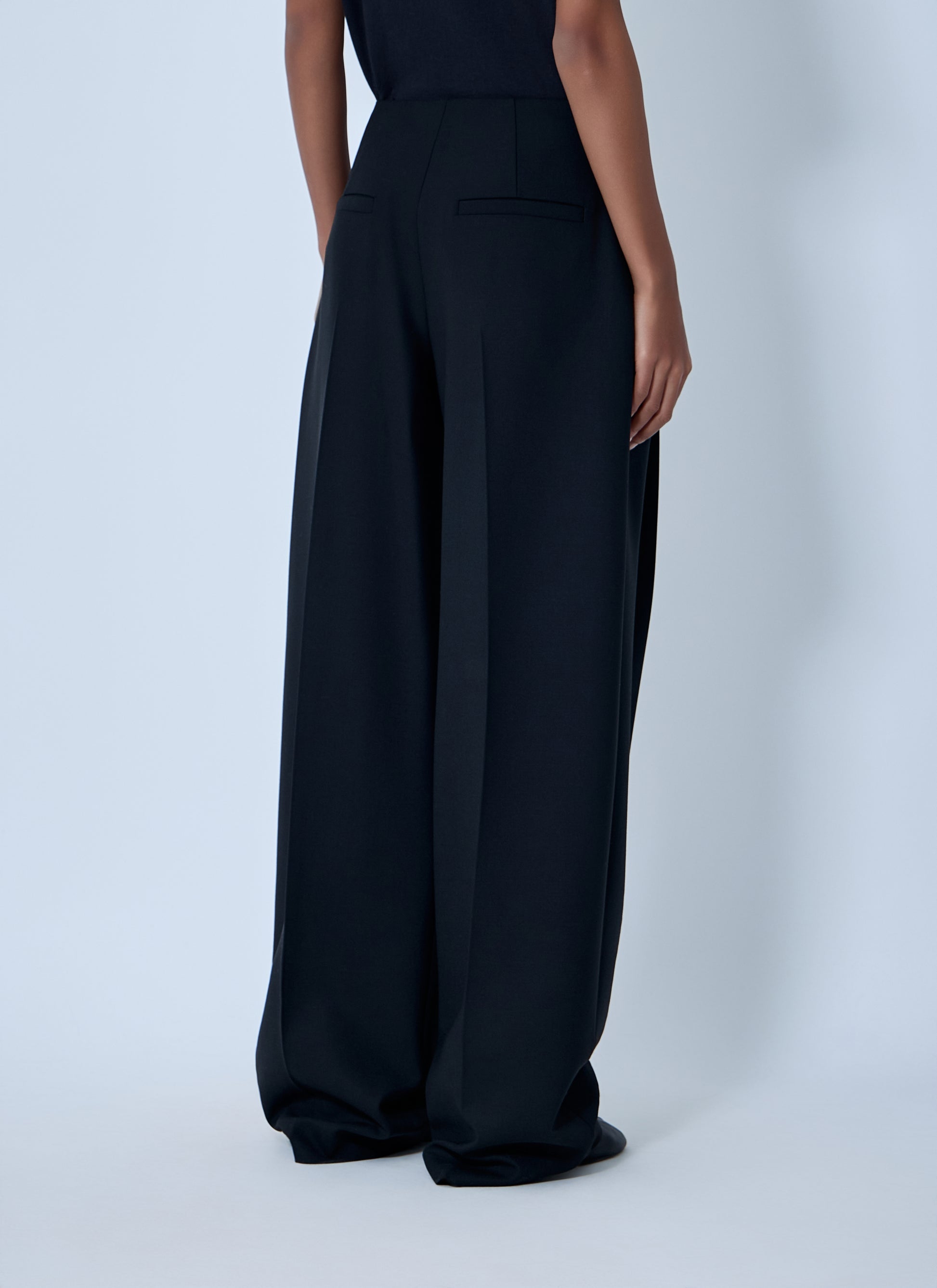 Sportmax Women Wool-Blend Tailored Pants SPORTMAX