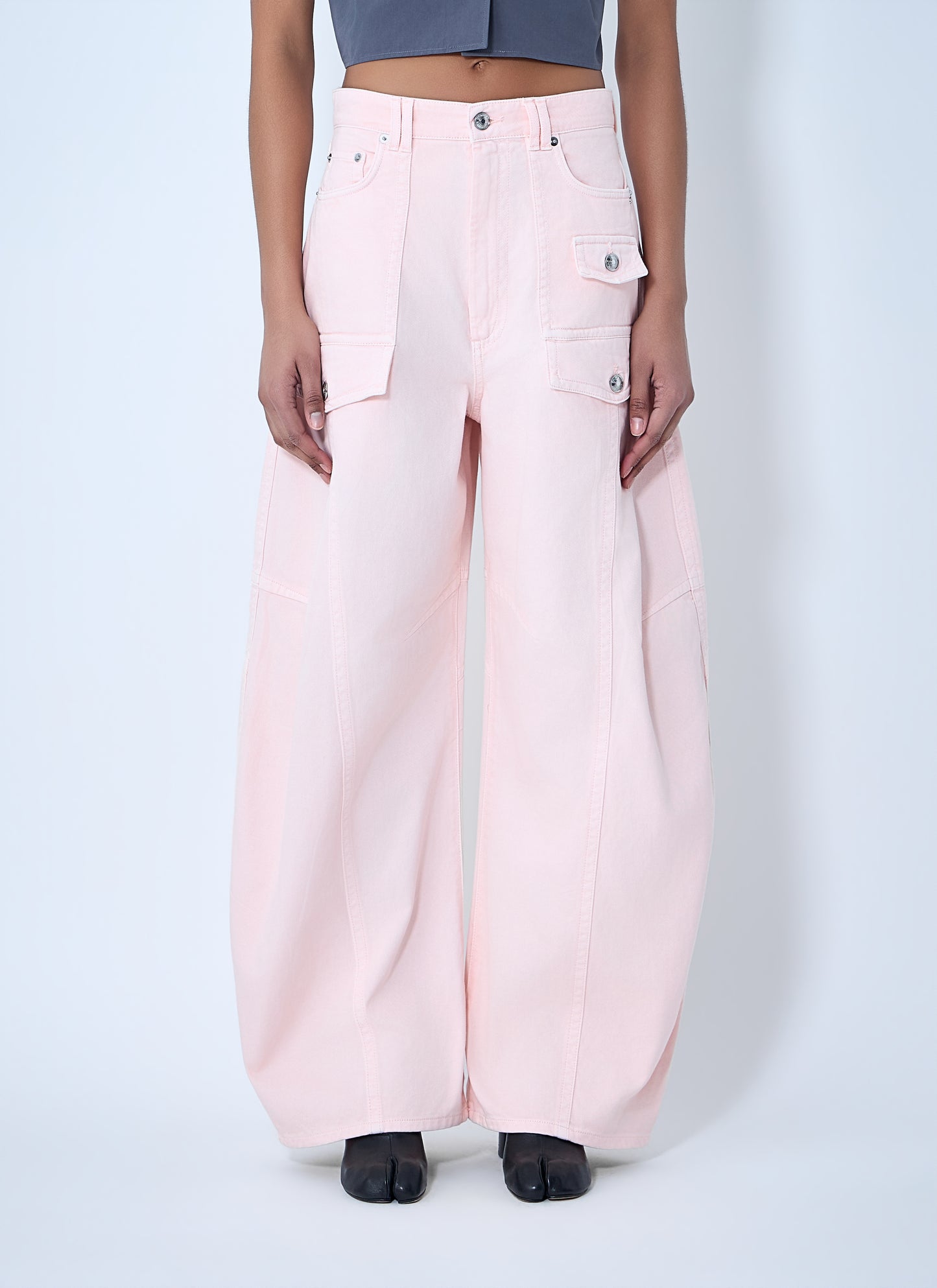 Sportmax Women High-Waisted Cargo Trousers SPORTMAX