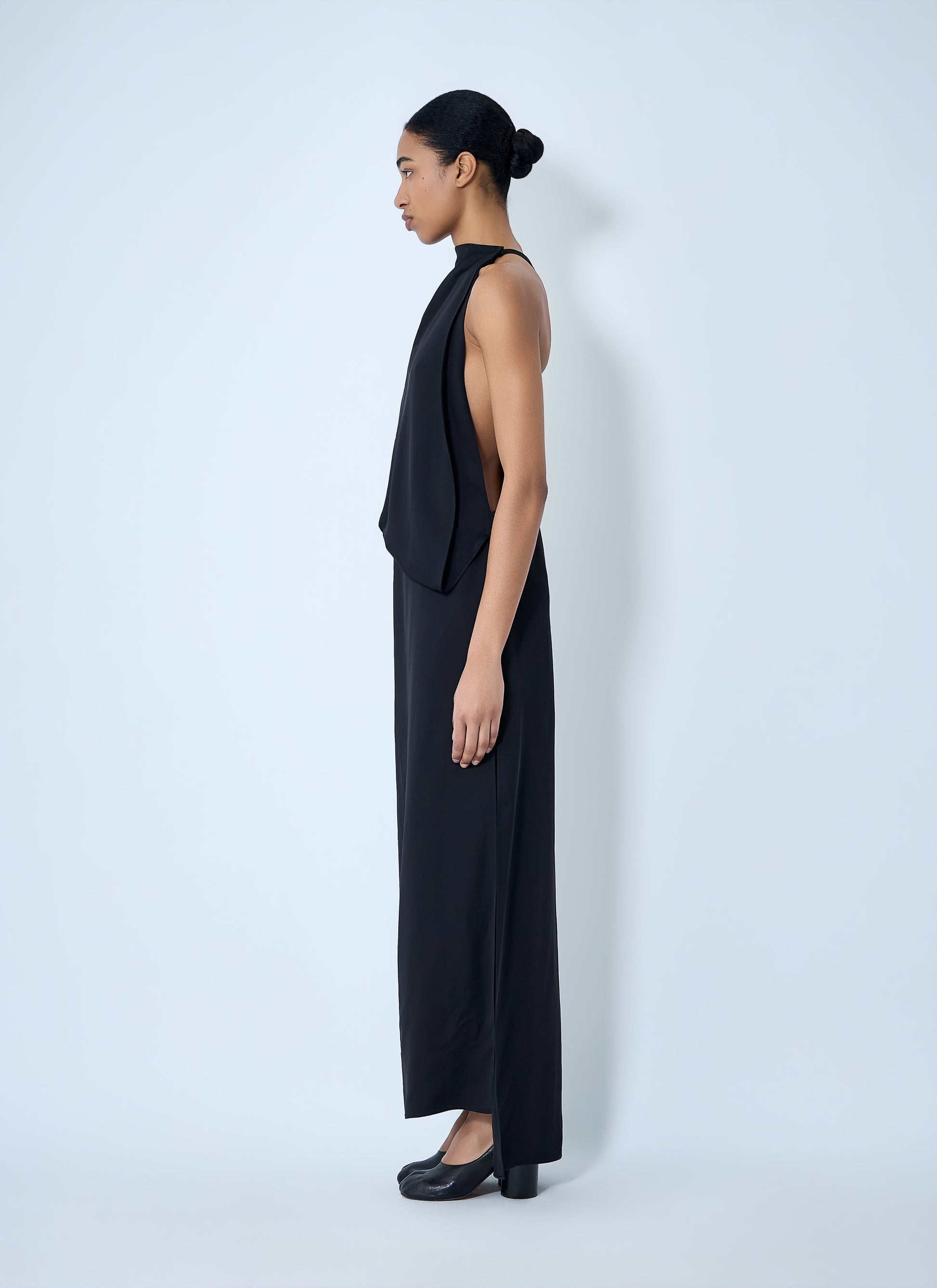 Sportmax Women Sleeveless Draped Maxi Dress SPORTMAX