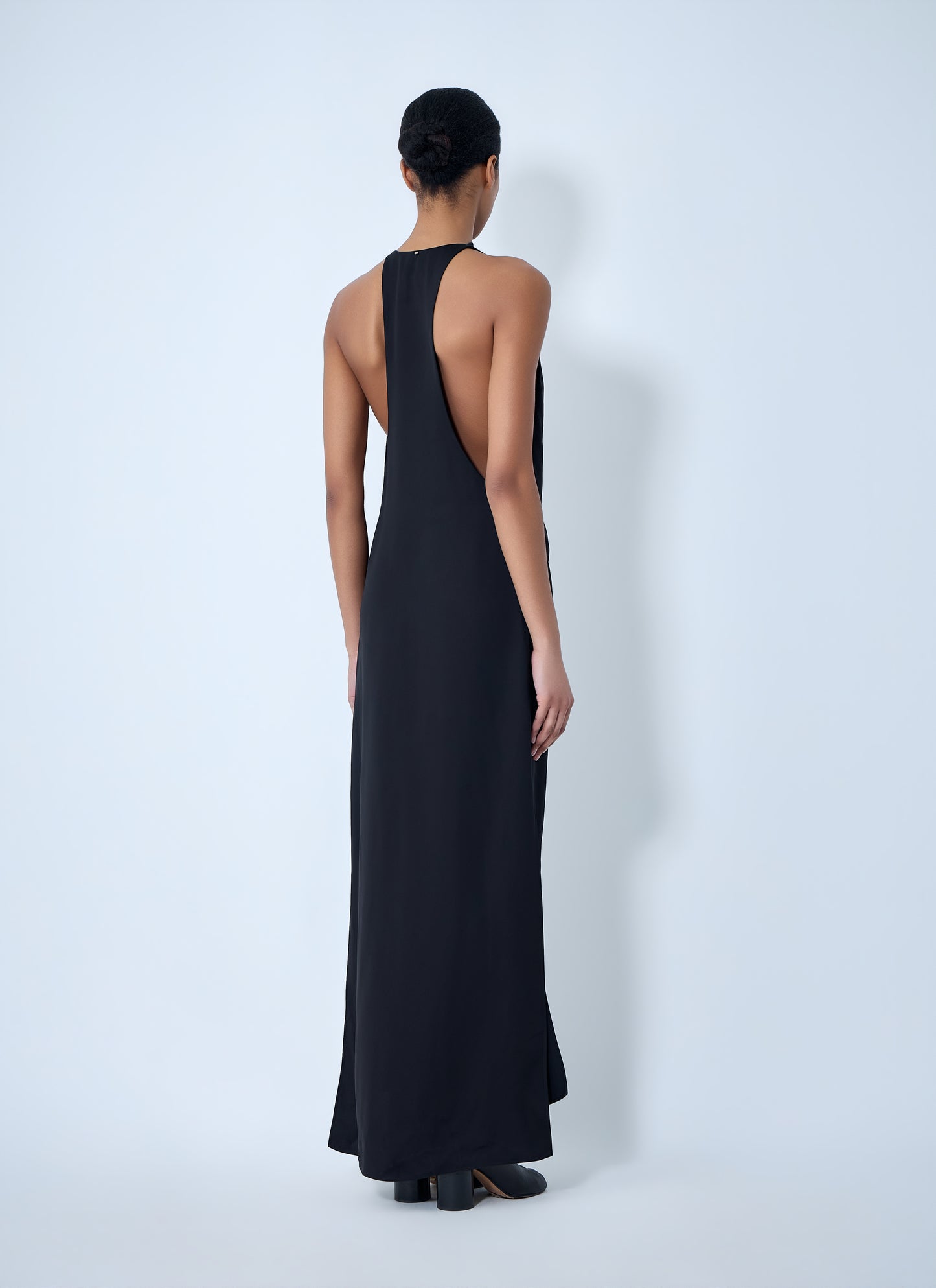 Sportmax Women Sleeveless Draped Maxi Dress SPORTMAX