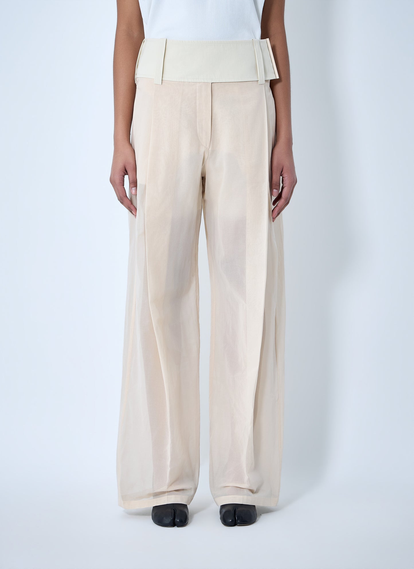 Sportmax Women High Waist Wide-Leg Trousers SPORTMAX