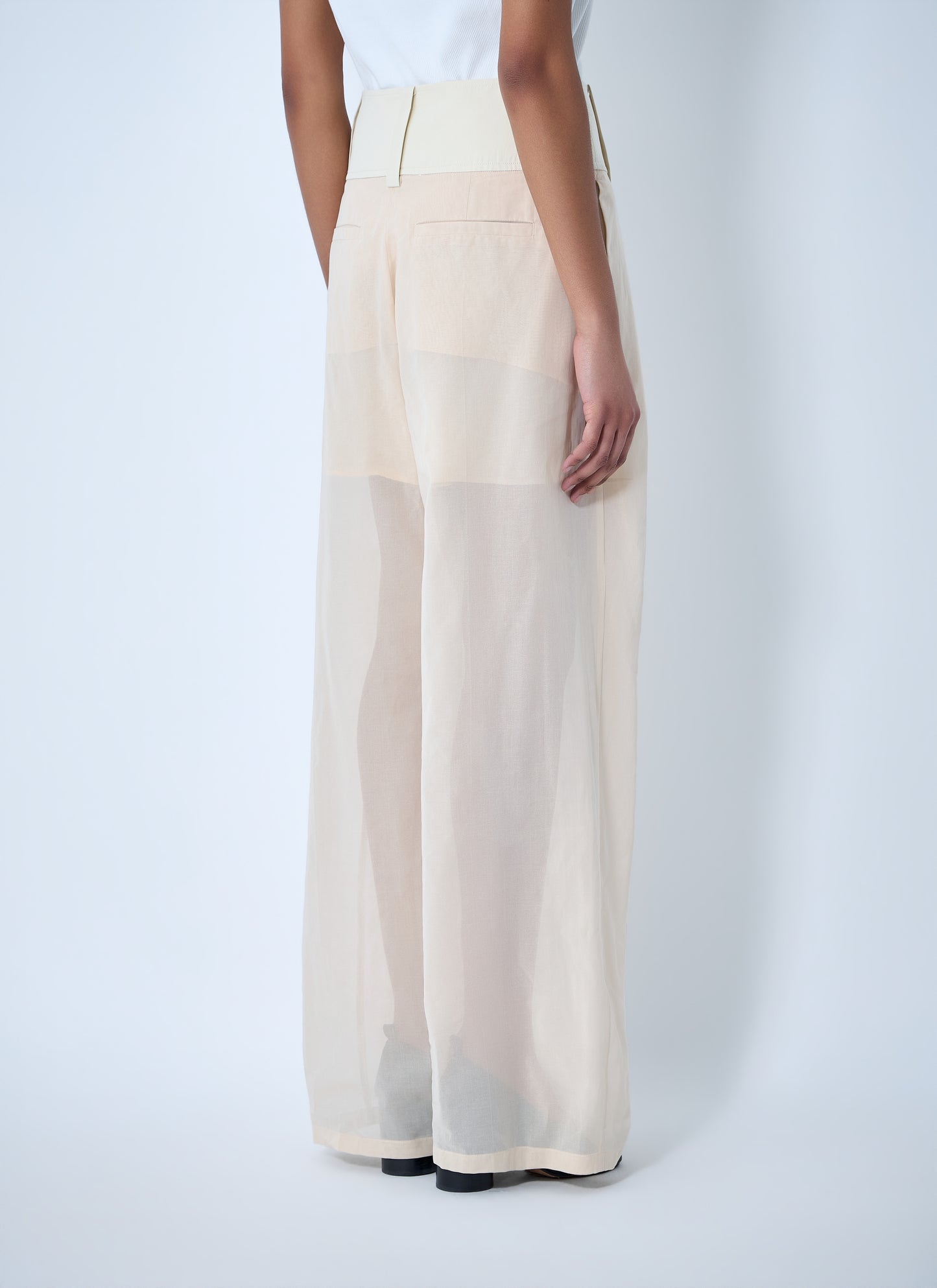 Sportmax Women High Waist Wide-Leg Trousers SPORTMAX
