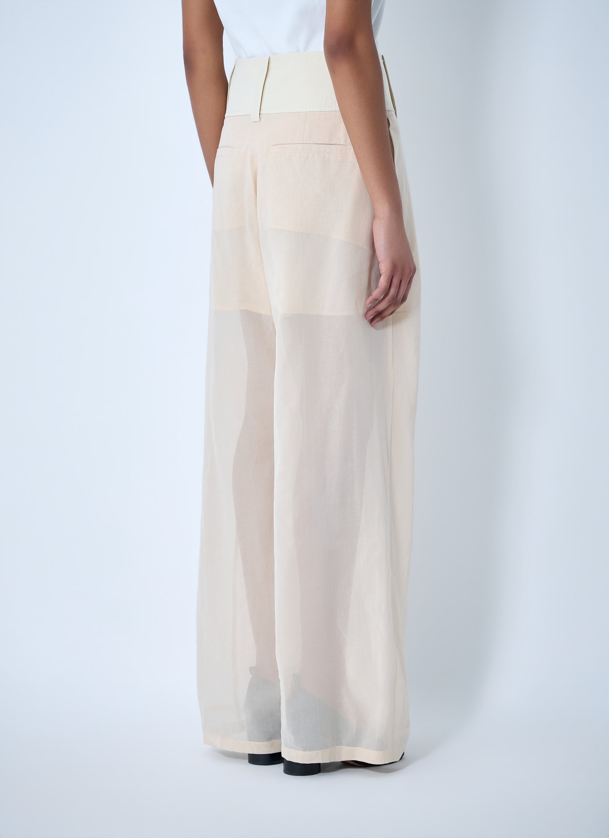 Sportmax Women High Waist Wide-Leg Trousers SPORTMAX