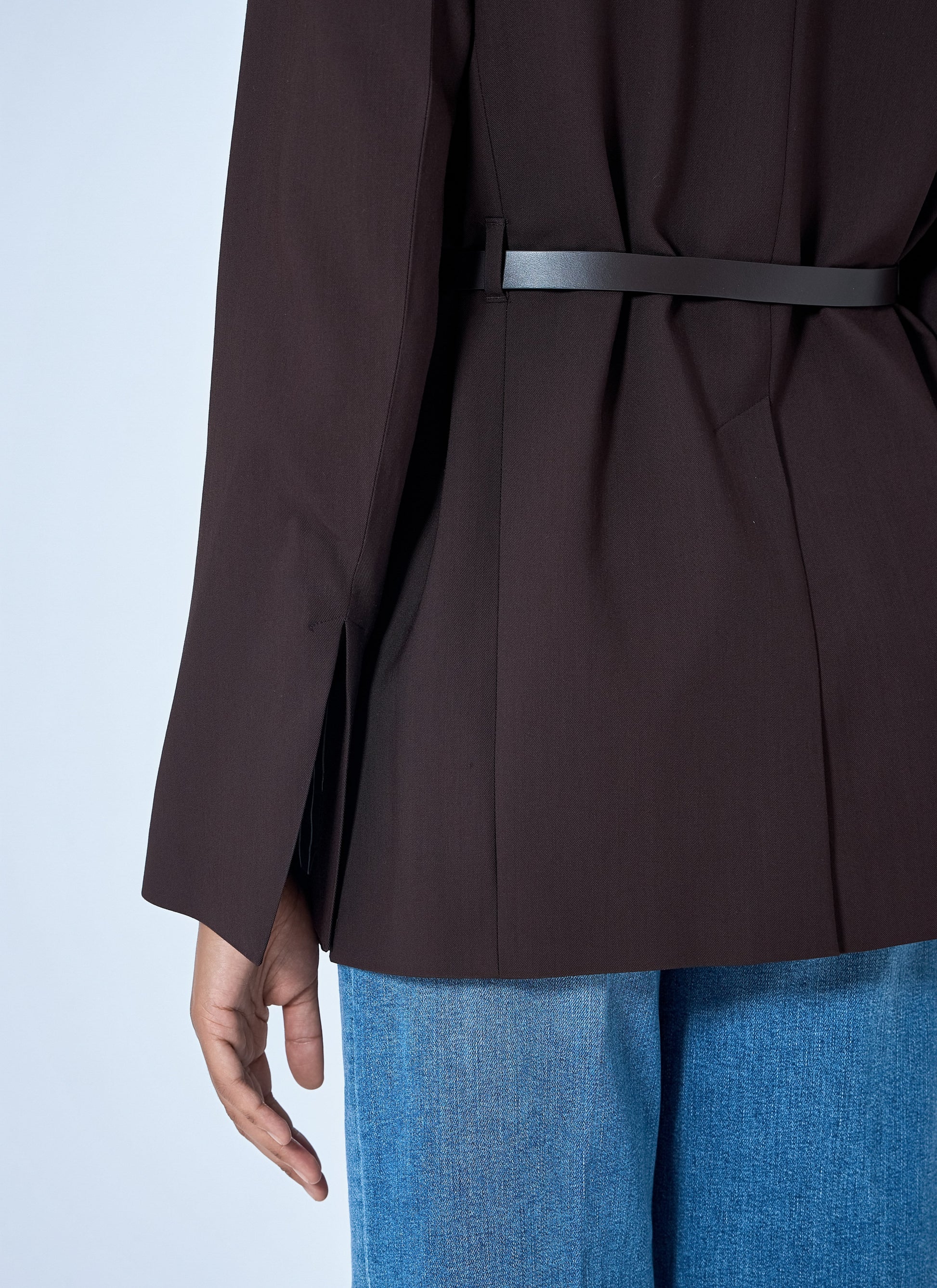 Sportmax Women Asymmetric Buckle Blazer SPORTMAX