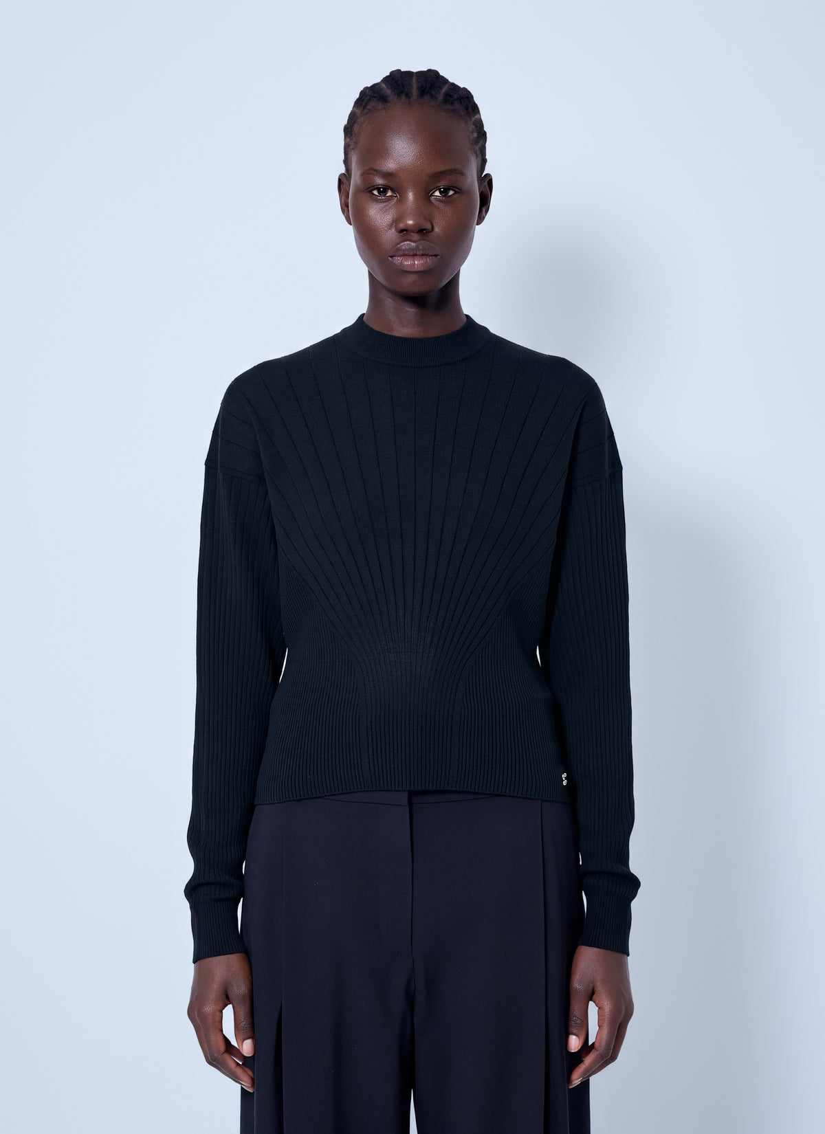 Sportmax Women Ribbed Knit Sweater SPORTMAX