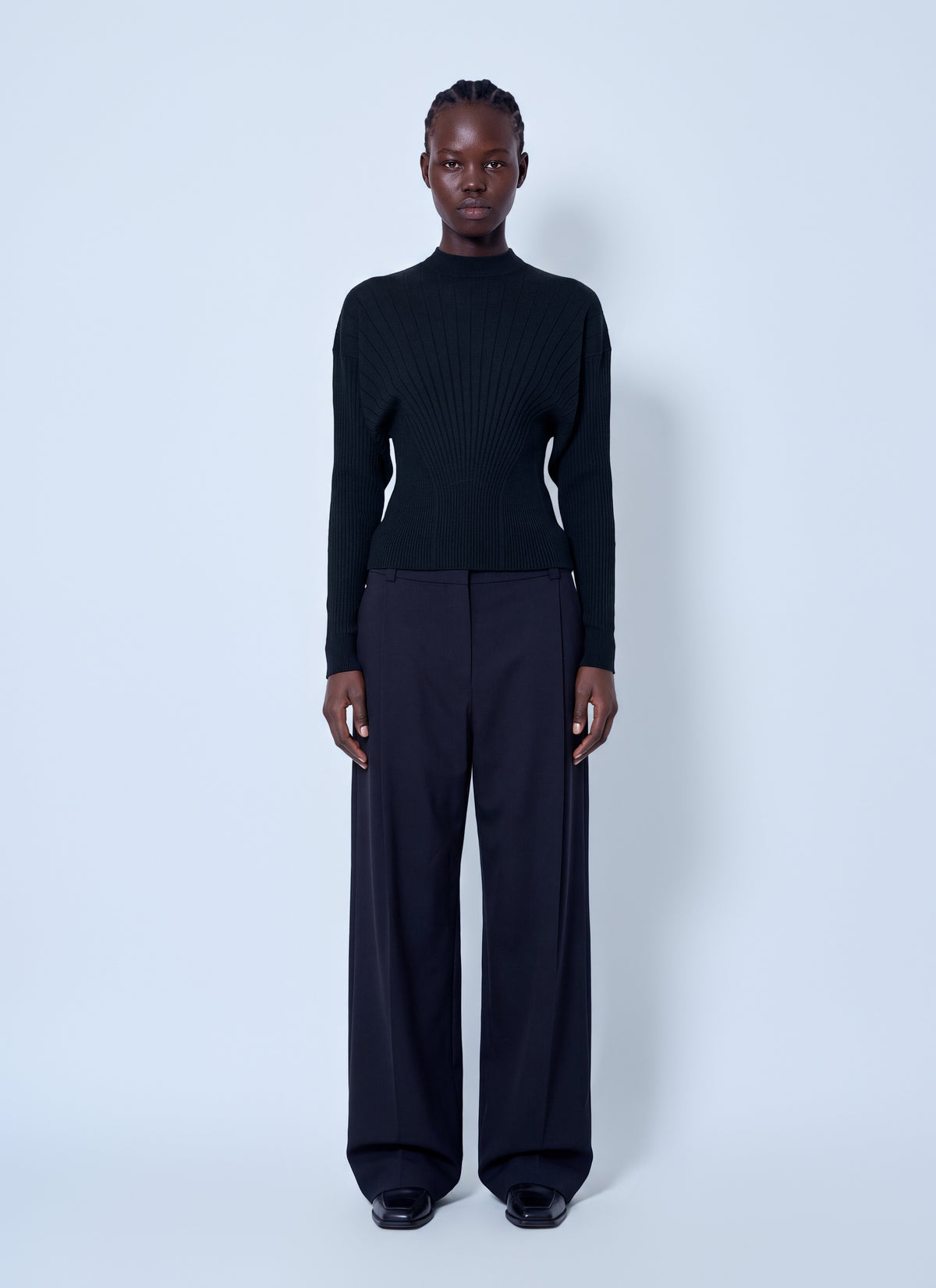 Sportmax Women Ribbed Knit Sweater SPORTMAX