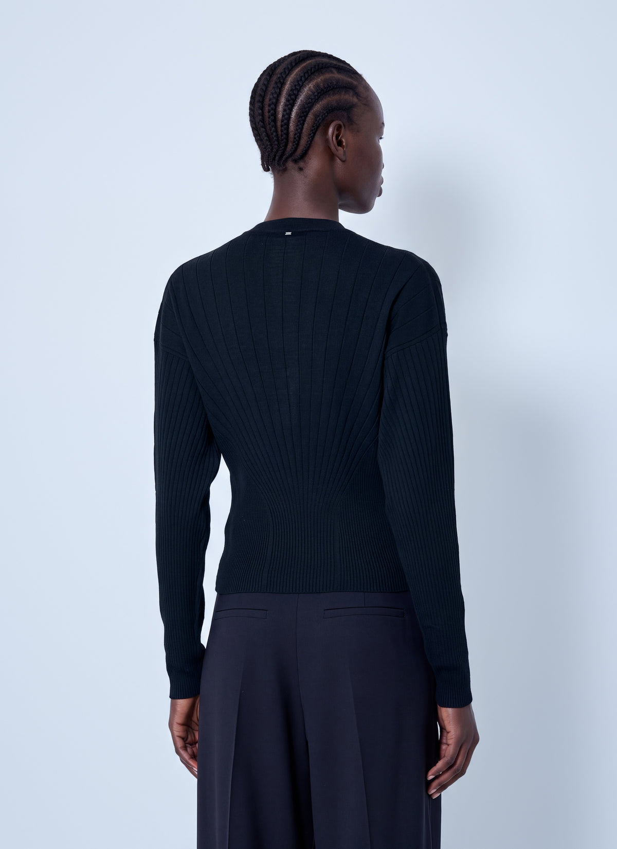 Sportmax Women Ribbed Knit Sweater SPORTMAX