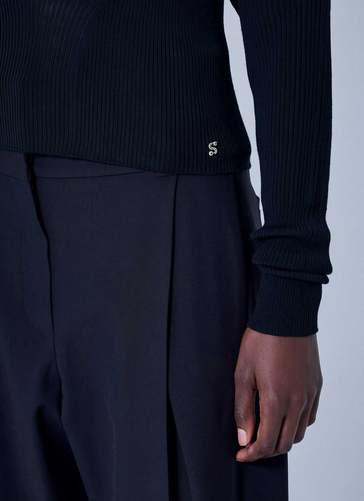 Sportmax Women Ribbed Knit Sweater SPORTMAX