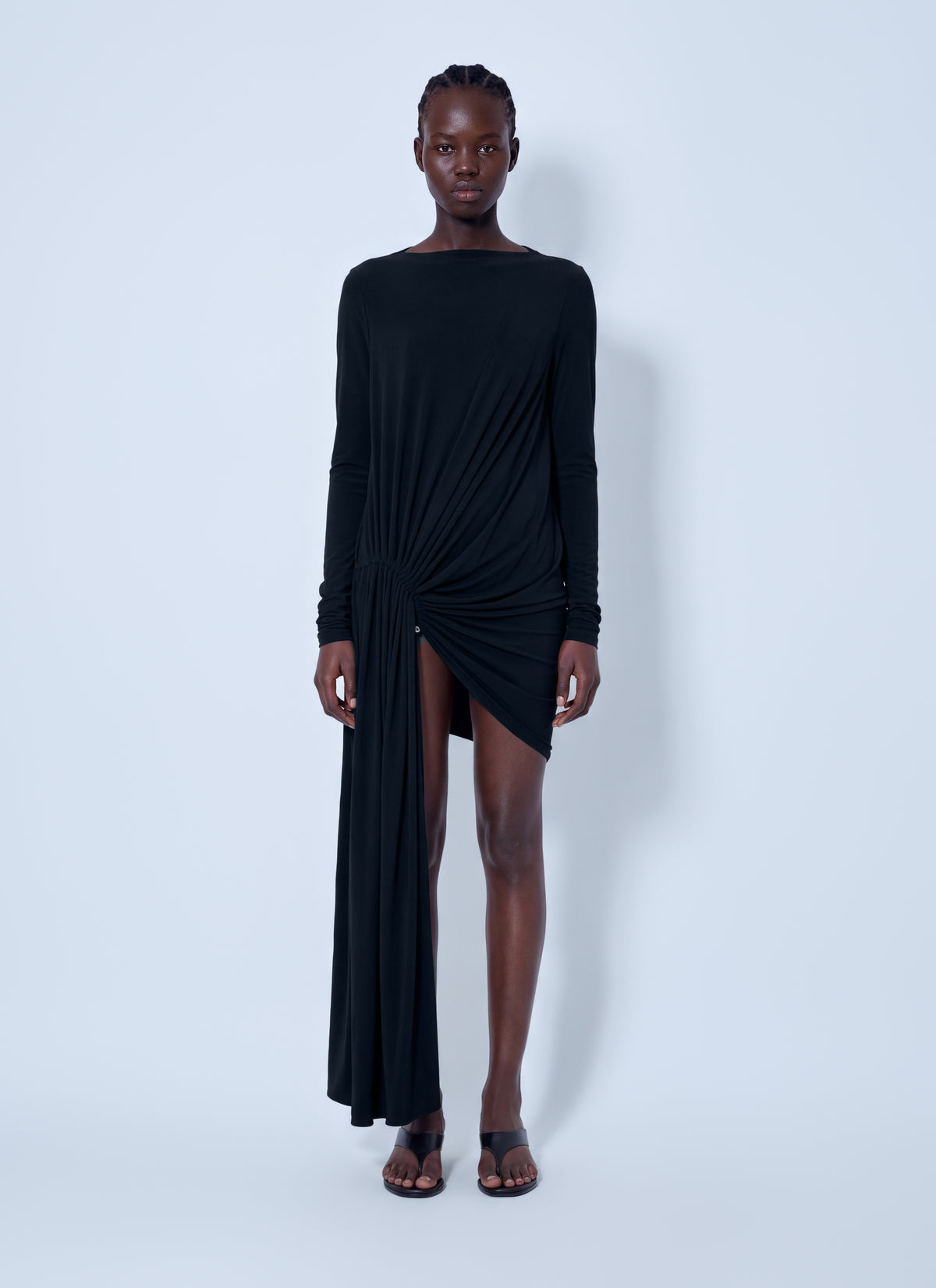 Sportmax Women Asymmetrical Drape Dress SPORTMAX