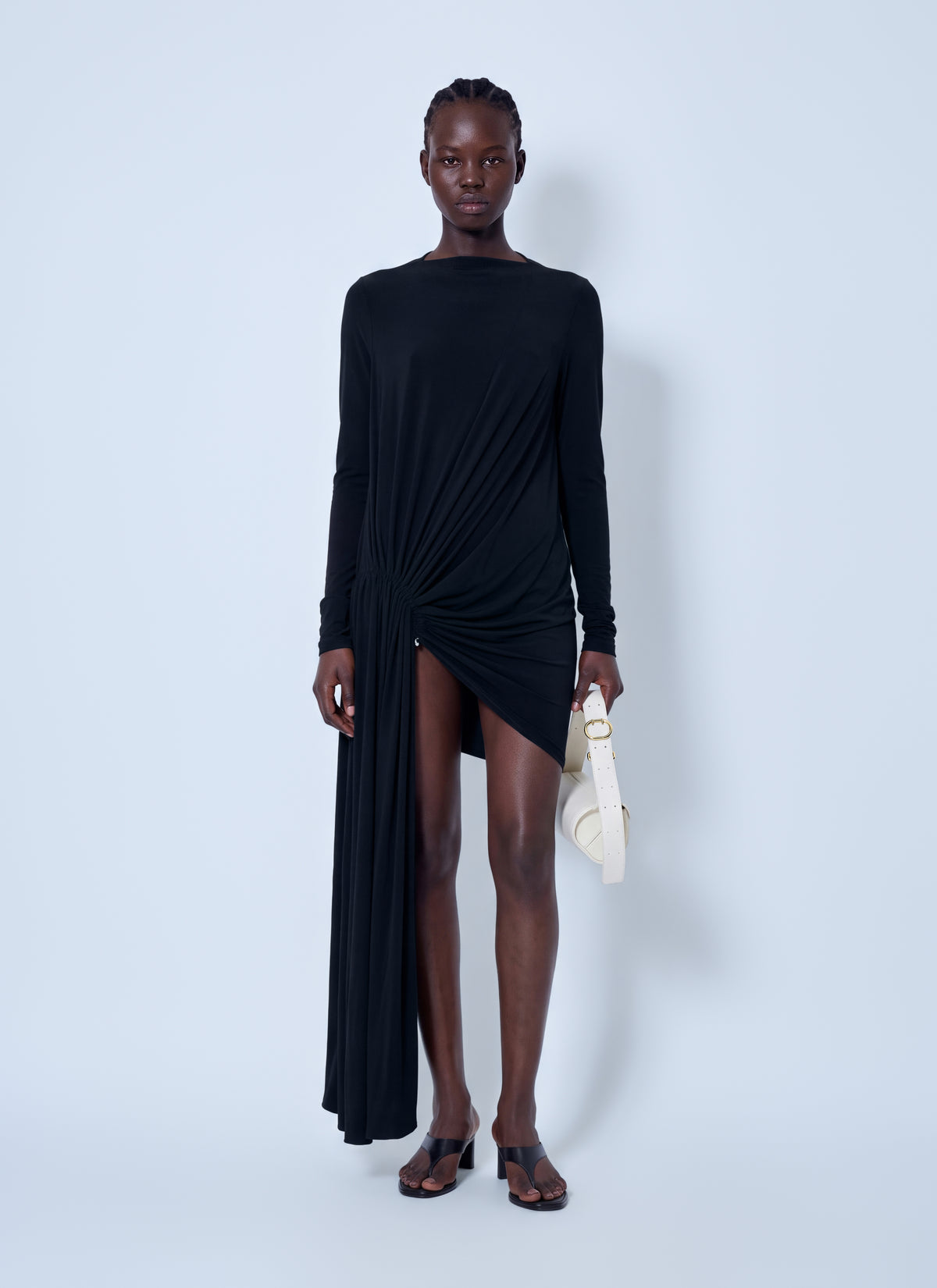 Sportmax Women Asymmetrical Drape Dress SPORTMAX