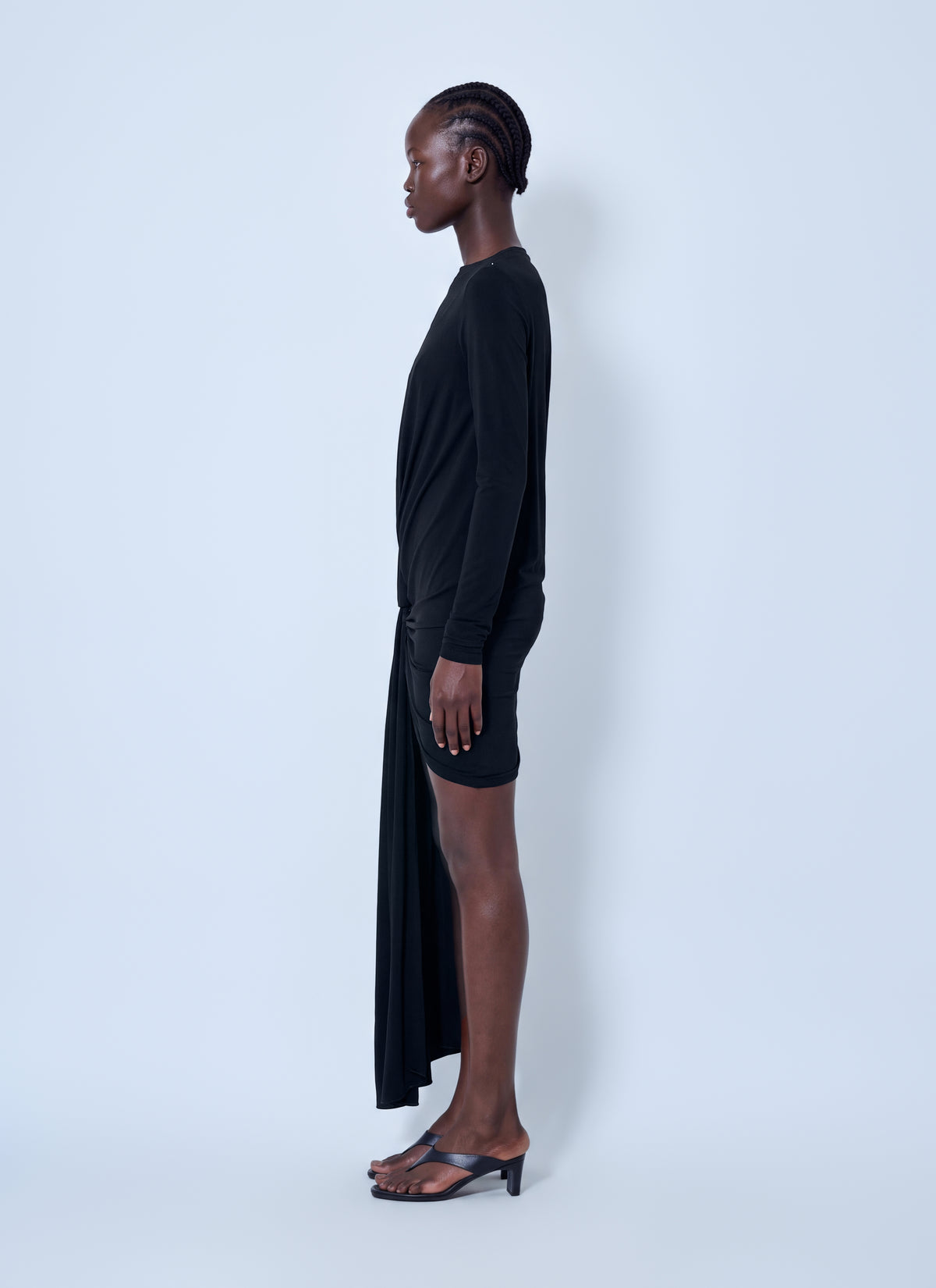 Sportmax Women Asymmetrical Drape Dress SPORTMAX