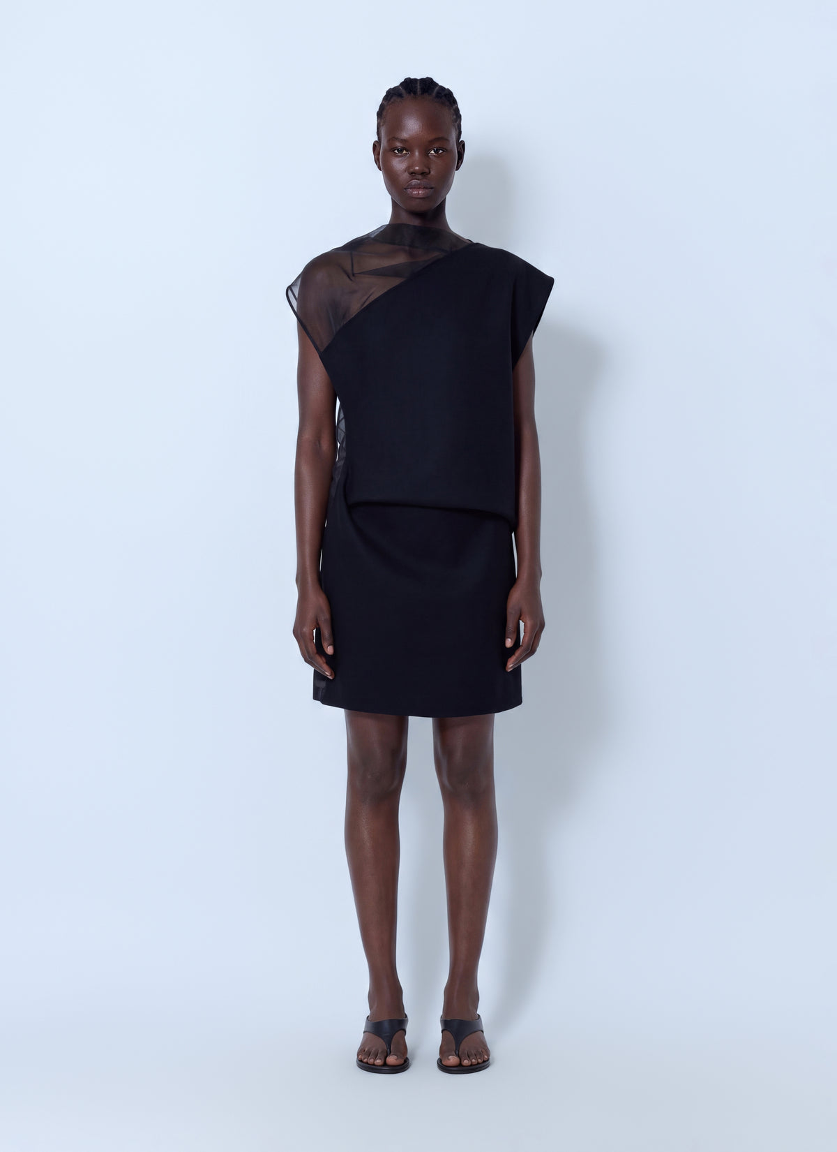 Sportmax Women Sheer Overlay Dress SPORTMAX