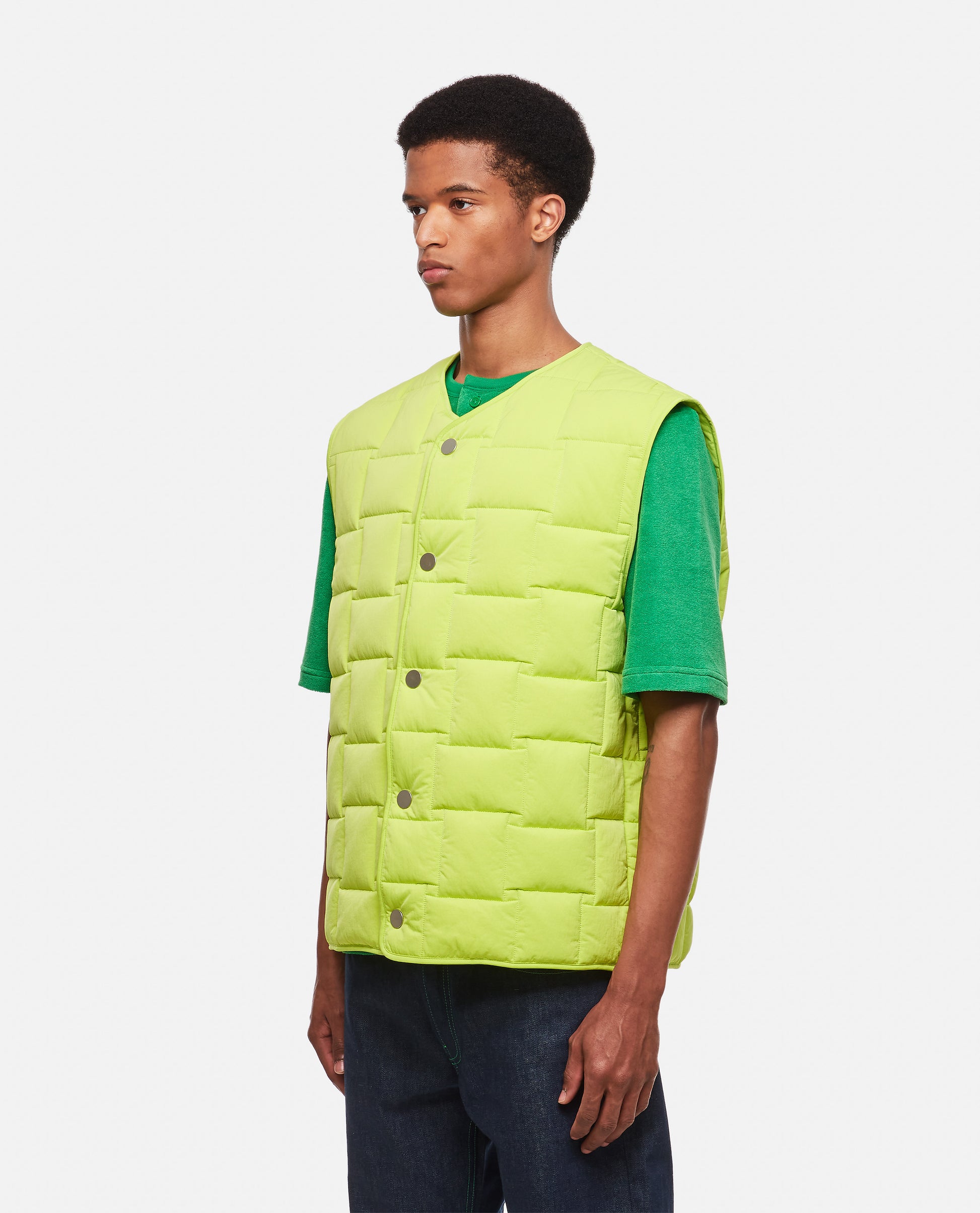 Bottega Veneta Men Padded Perforated Vest BOTTEGA VENETA