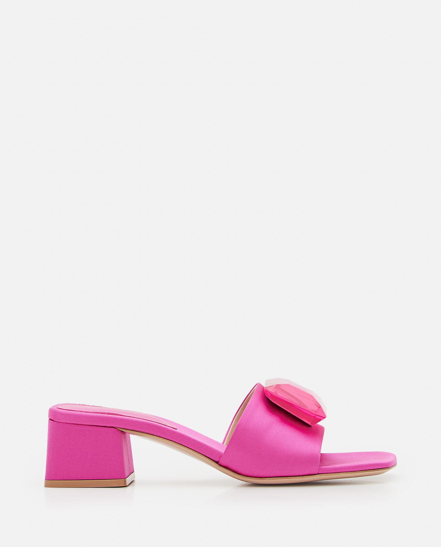 Gianvito Rossi Women 45Mm Satin Sandals GIANVITO ROSSI