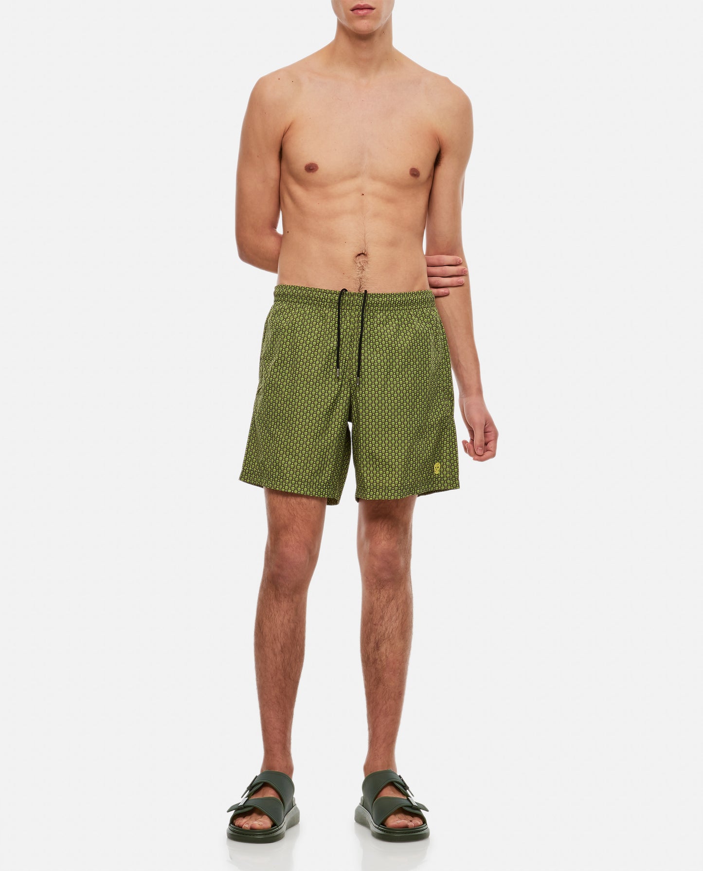 Alexander Mcqueen Men Dots Skull Swimshorts ALEXANDER MCQUEEN