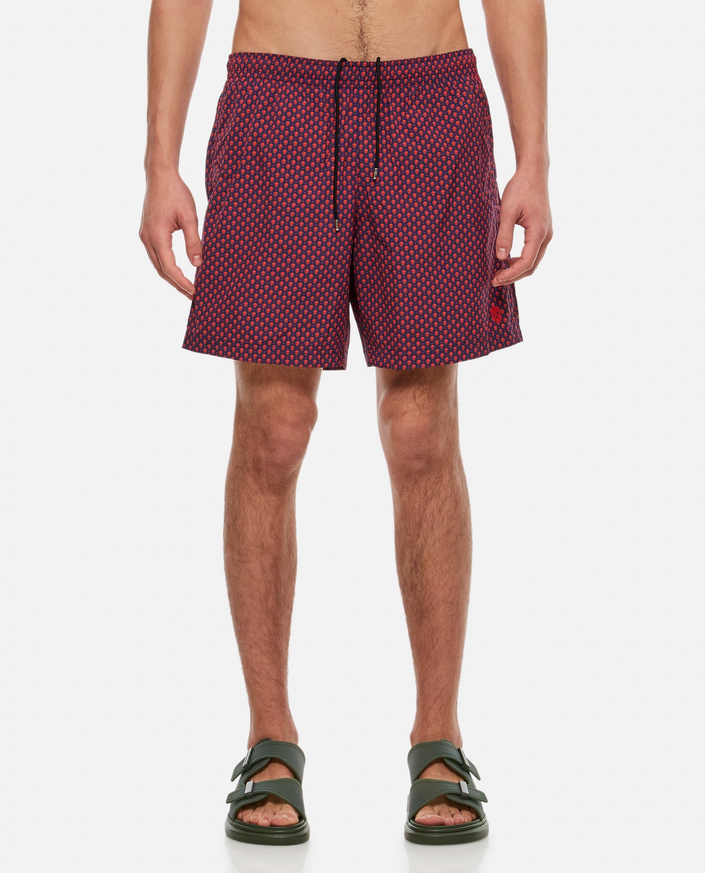 Alexander Mcqueen Men Dots Skull Swimshorts ALEXANDER MCQUEEN