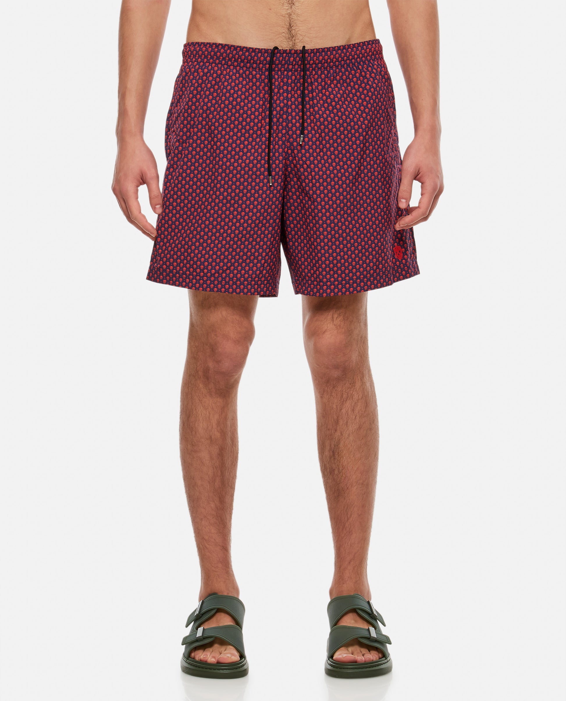 Alexander Mcqueen Men Dots Skull Swimshorts ALEXANDER MCQUEEN
