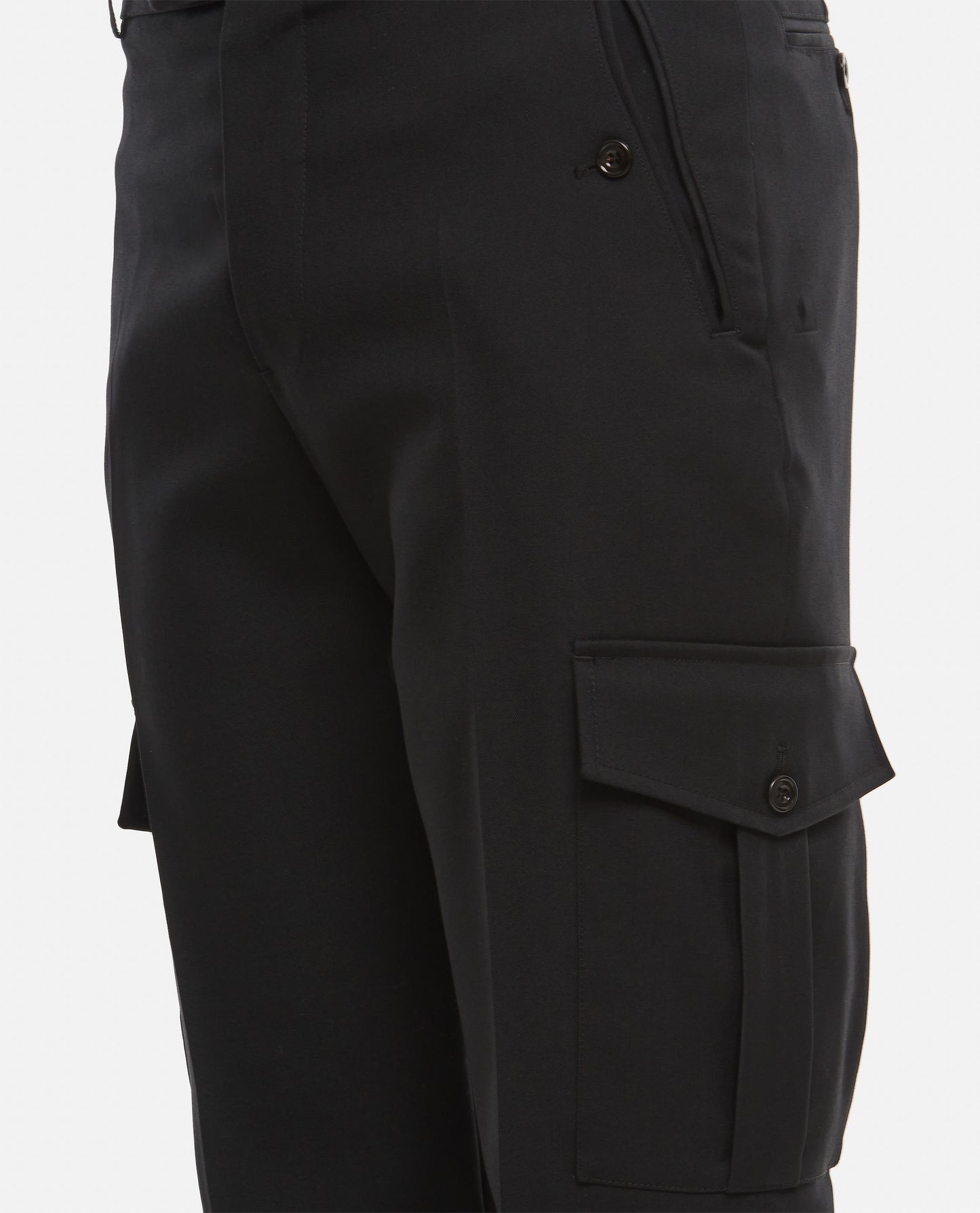 Alexander Mcqueen Men Wool Gabardine Trousers ALEXANDER MCQUEEN