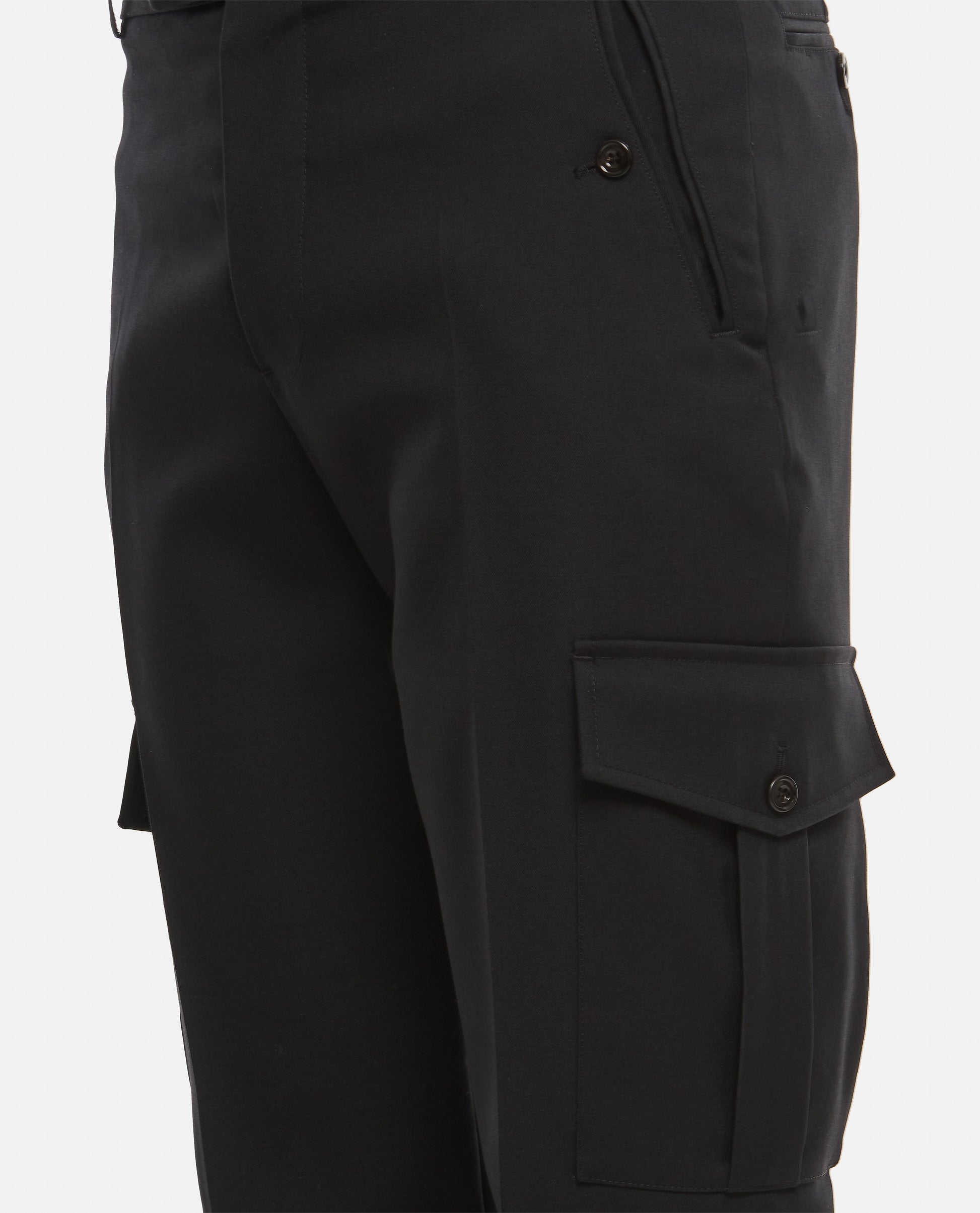 Alexander Mcqueen Men Wool Gabardine Trousers ALEXANDER MCQUEEN