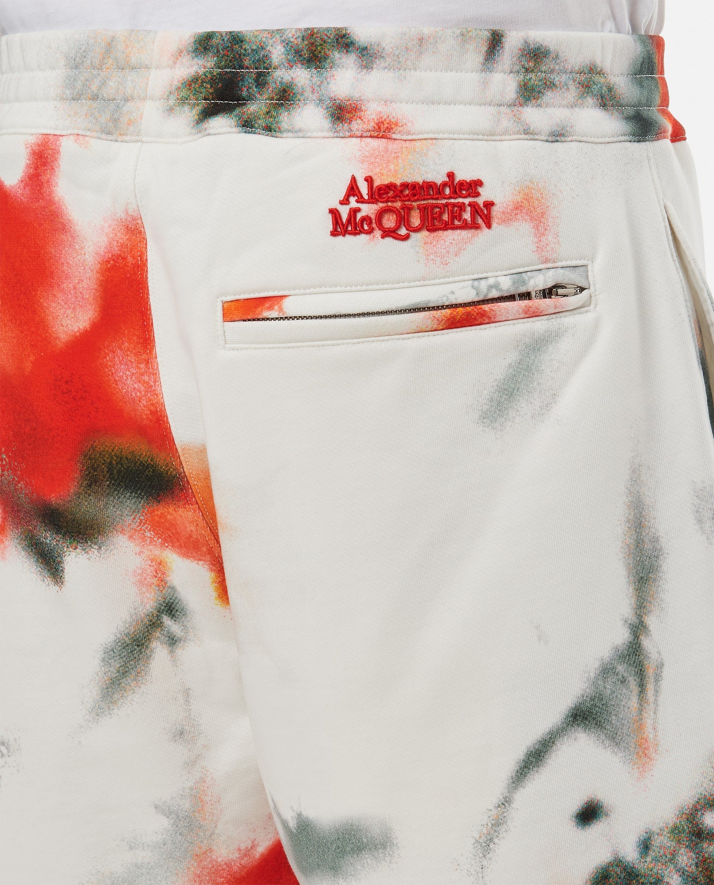 Alexander Mcqueen Men Cotton Printed Shorts ALEXANDER MCQUEEN