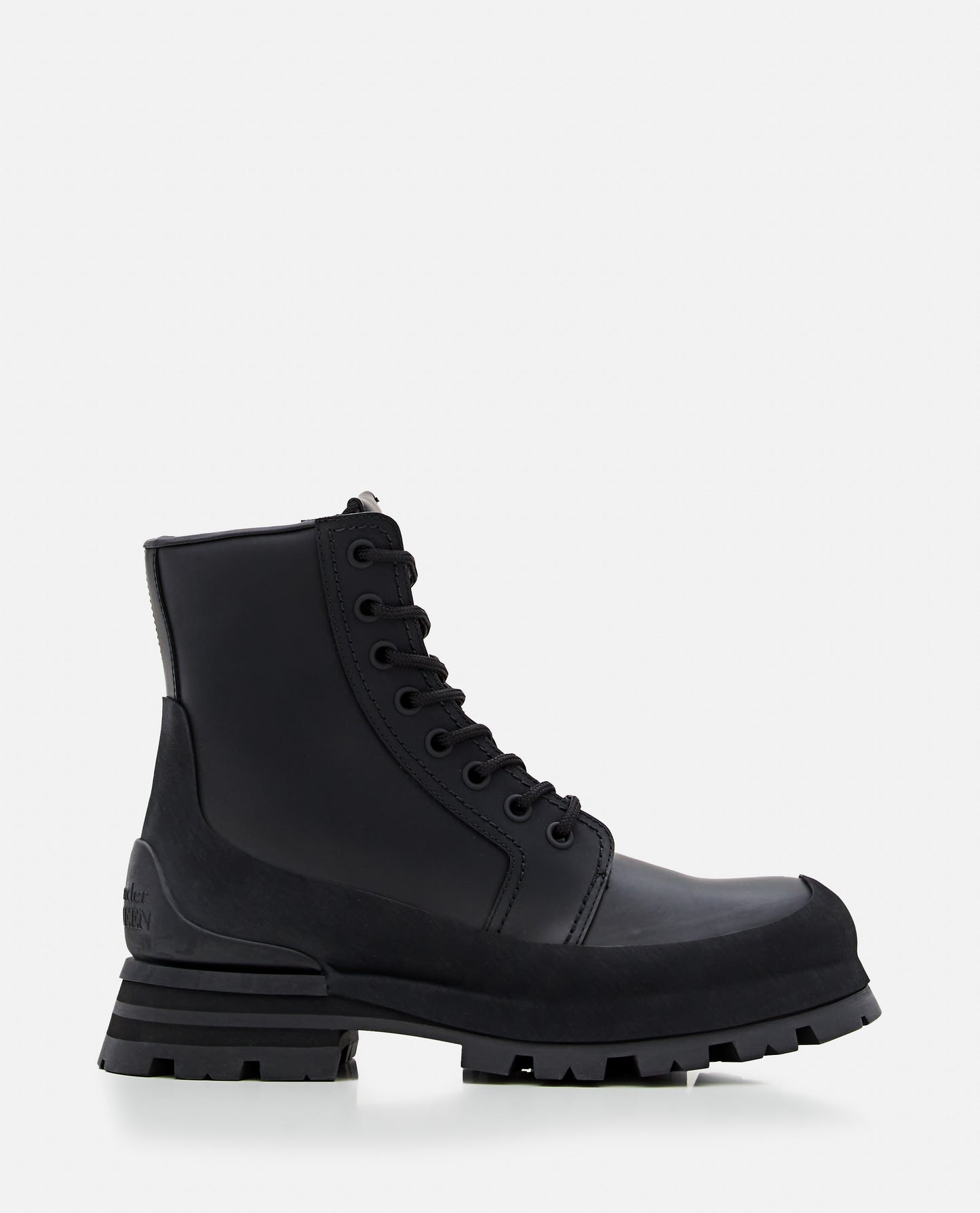 Alexander Mcqueen Men Leather Boots ALEXANDER MCQUEEN