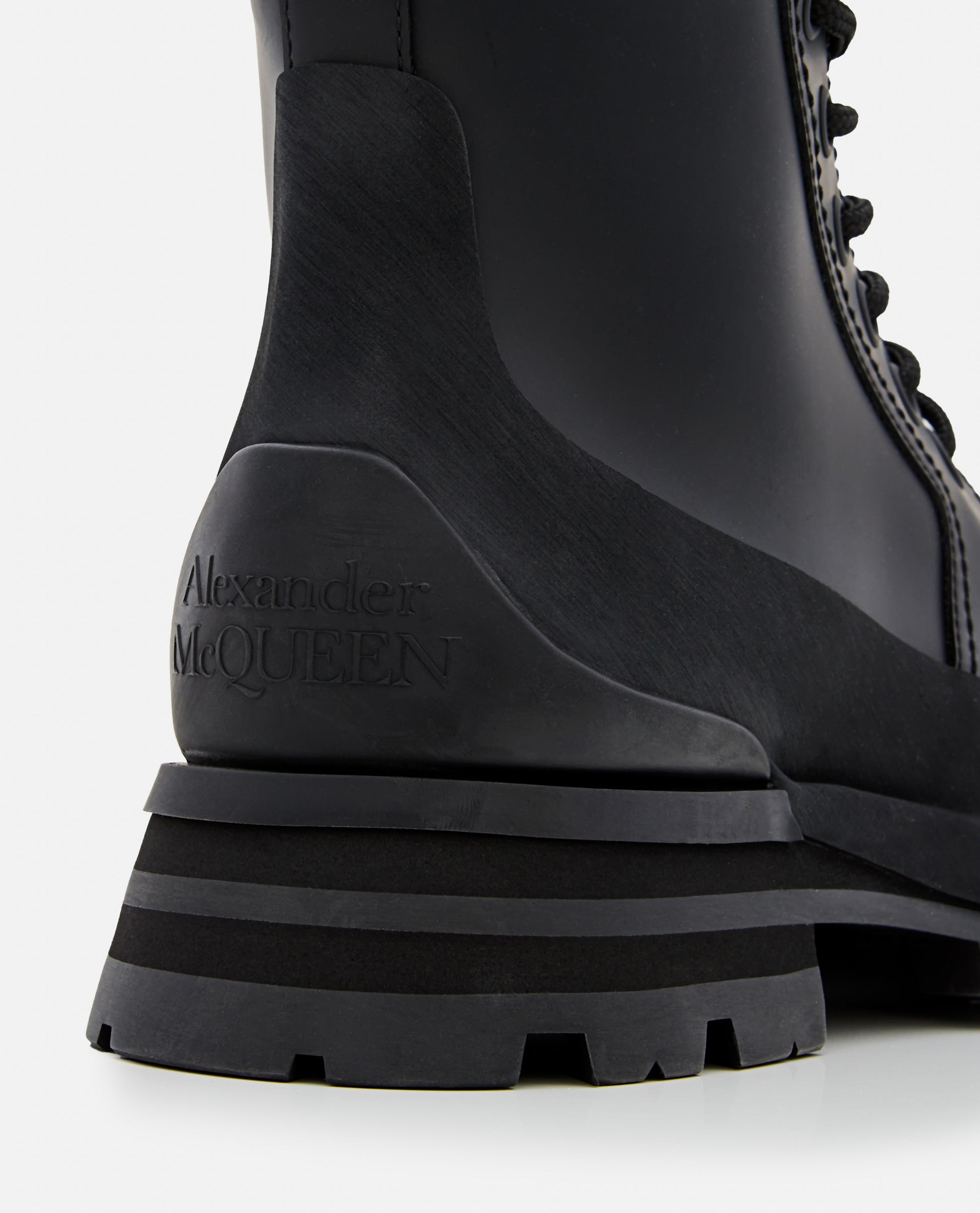 Alexander Mcqueen Men Leather Boots ALEXANDER MCQUEEN