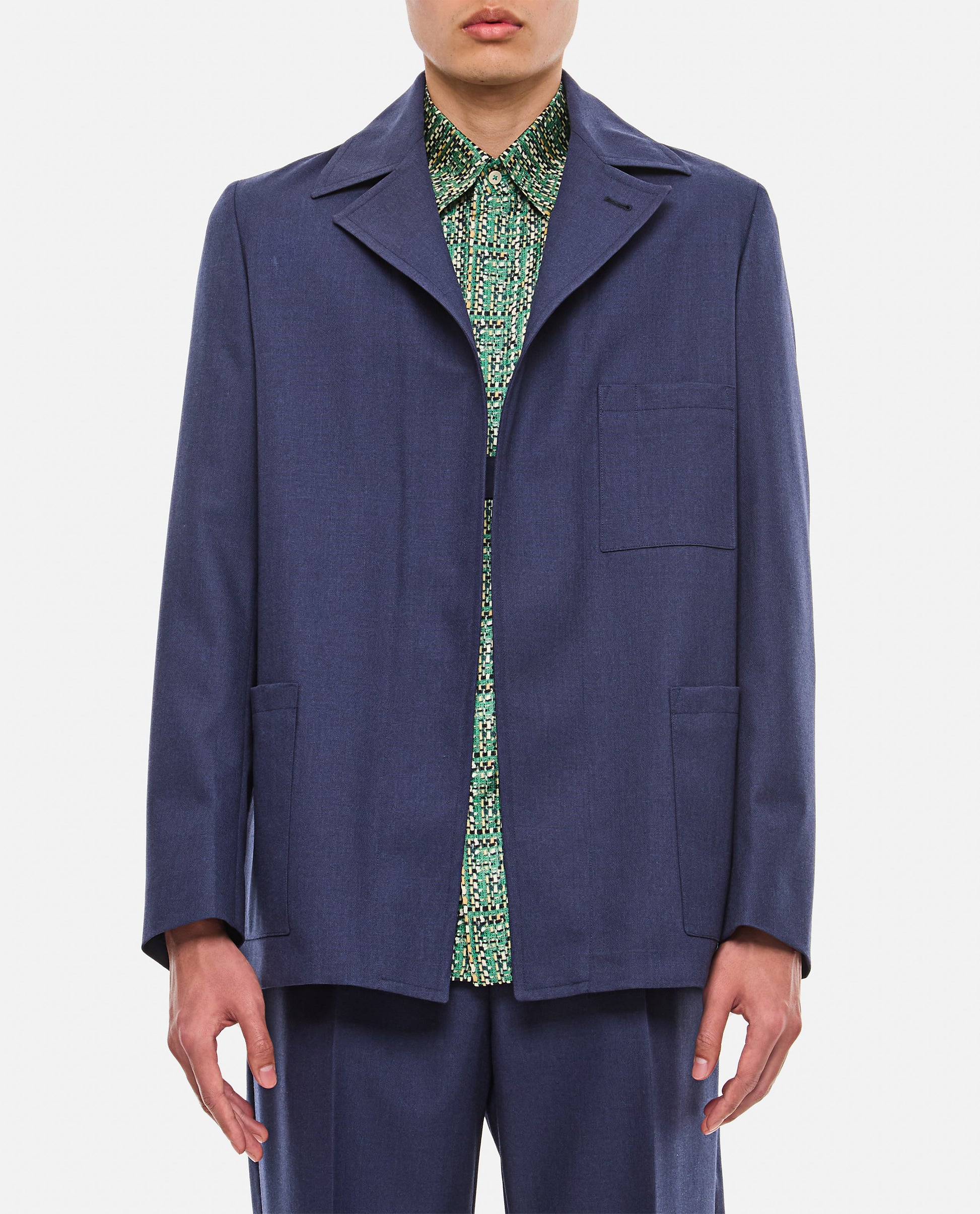 Fendi Men Dyed Wool Jacket FENDI