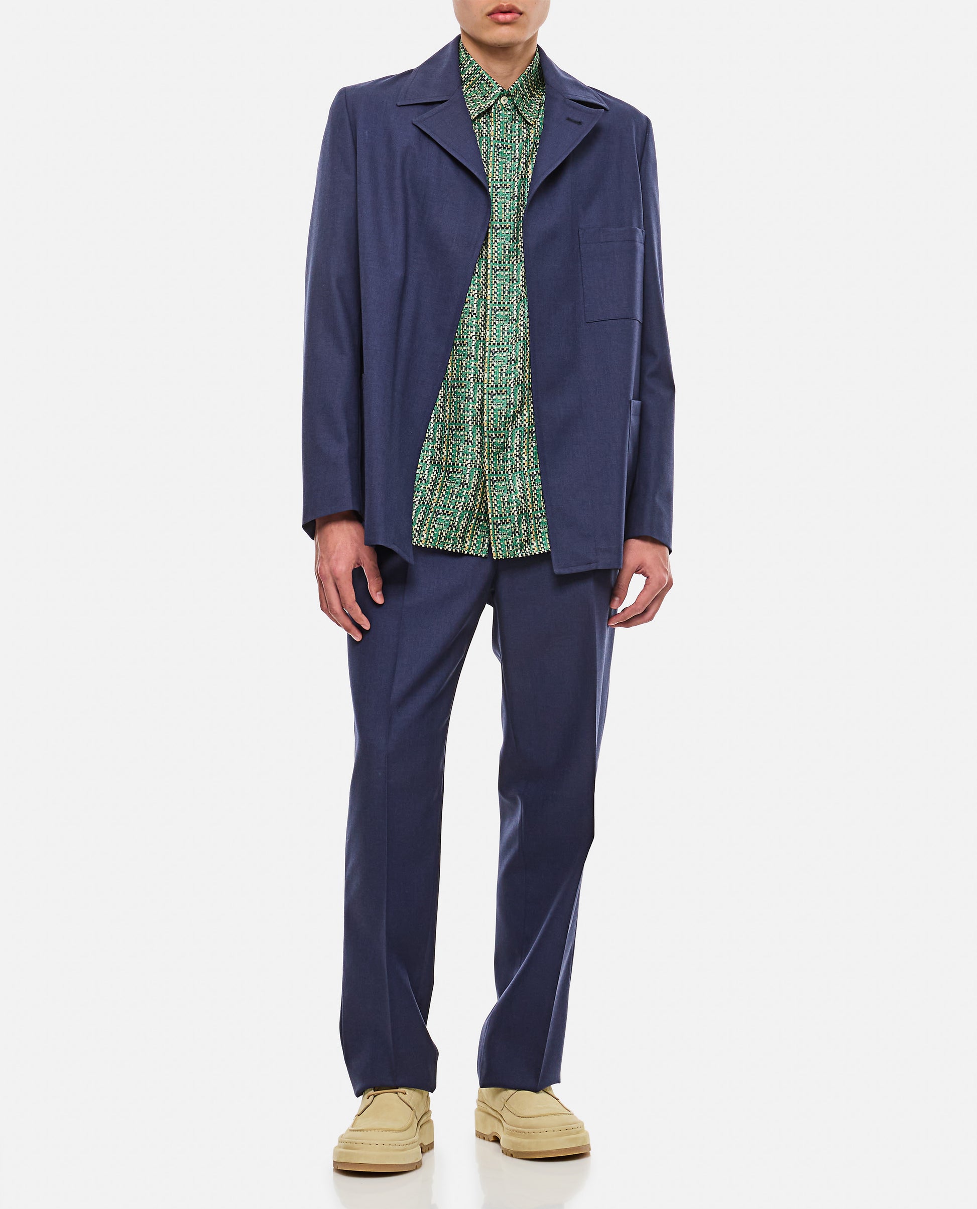 Fendi Men Dyed Wool Jacket FENDI