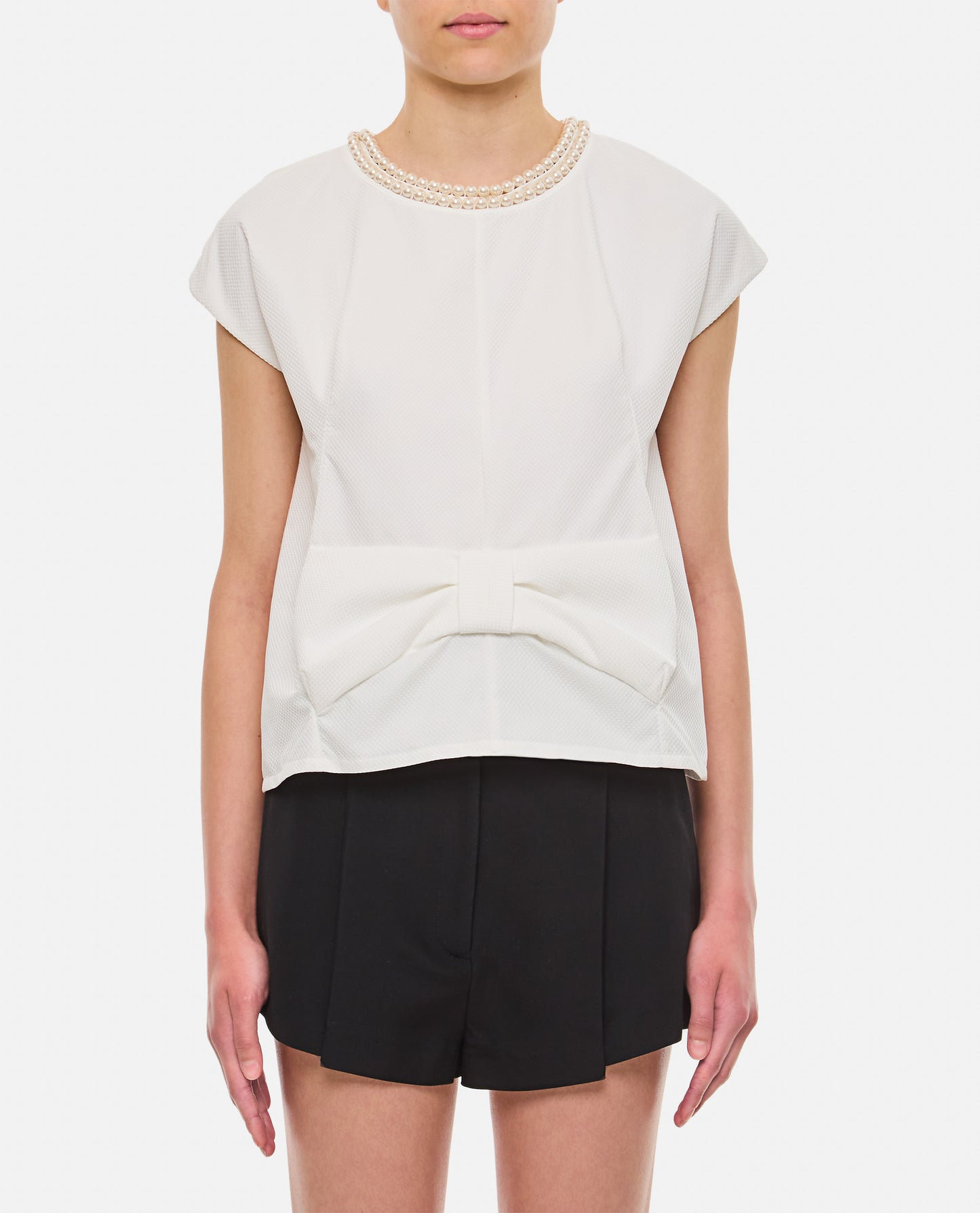 Junya Watanabe Women Pearl Neckline Blouse JUNYA WATANABE