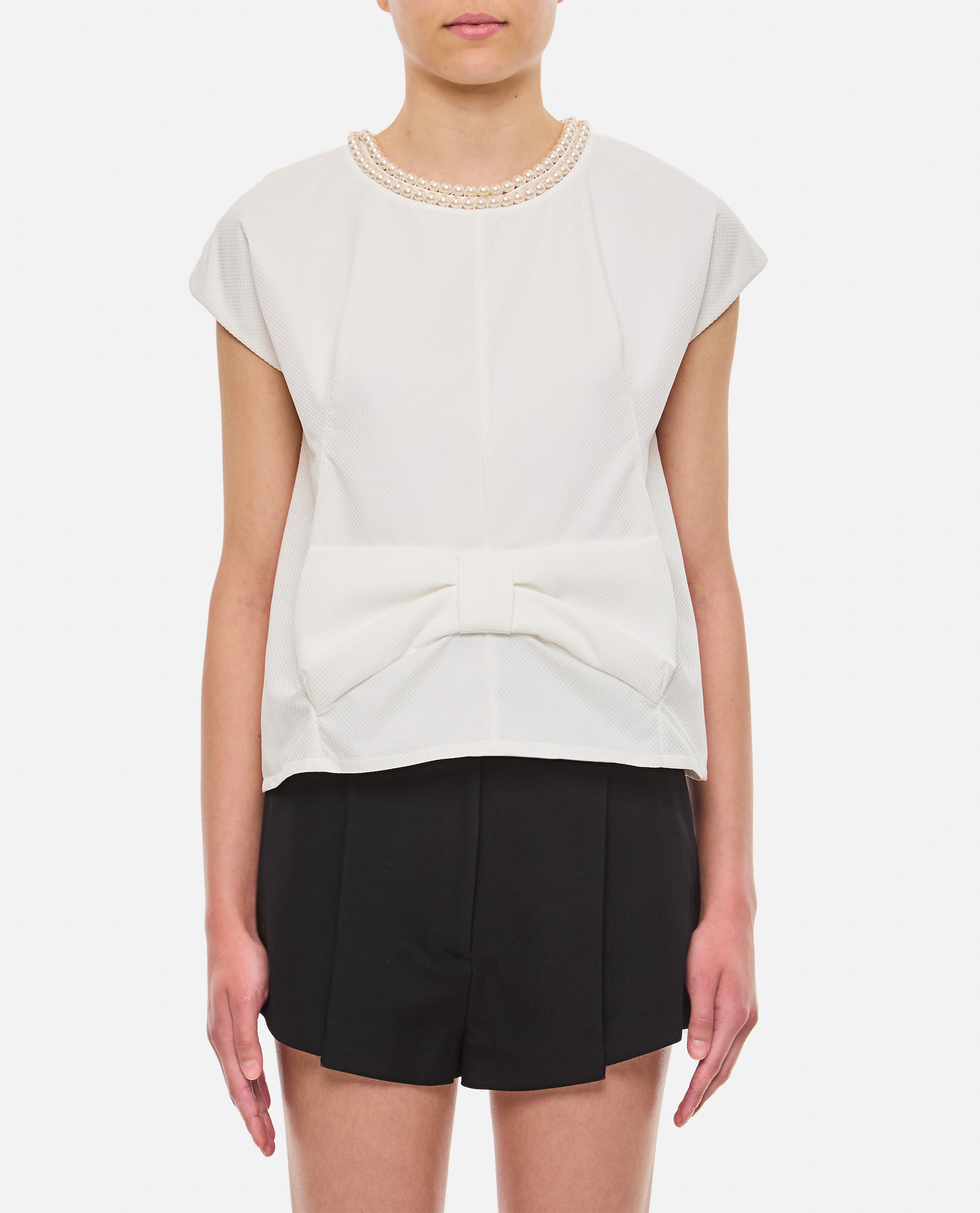 Junya Watanabe Women Pearl Neckline Blouse JUNYA WATANABE
