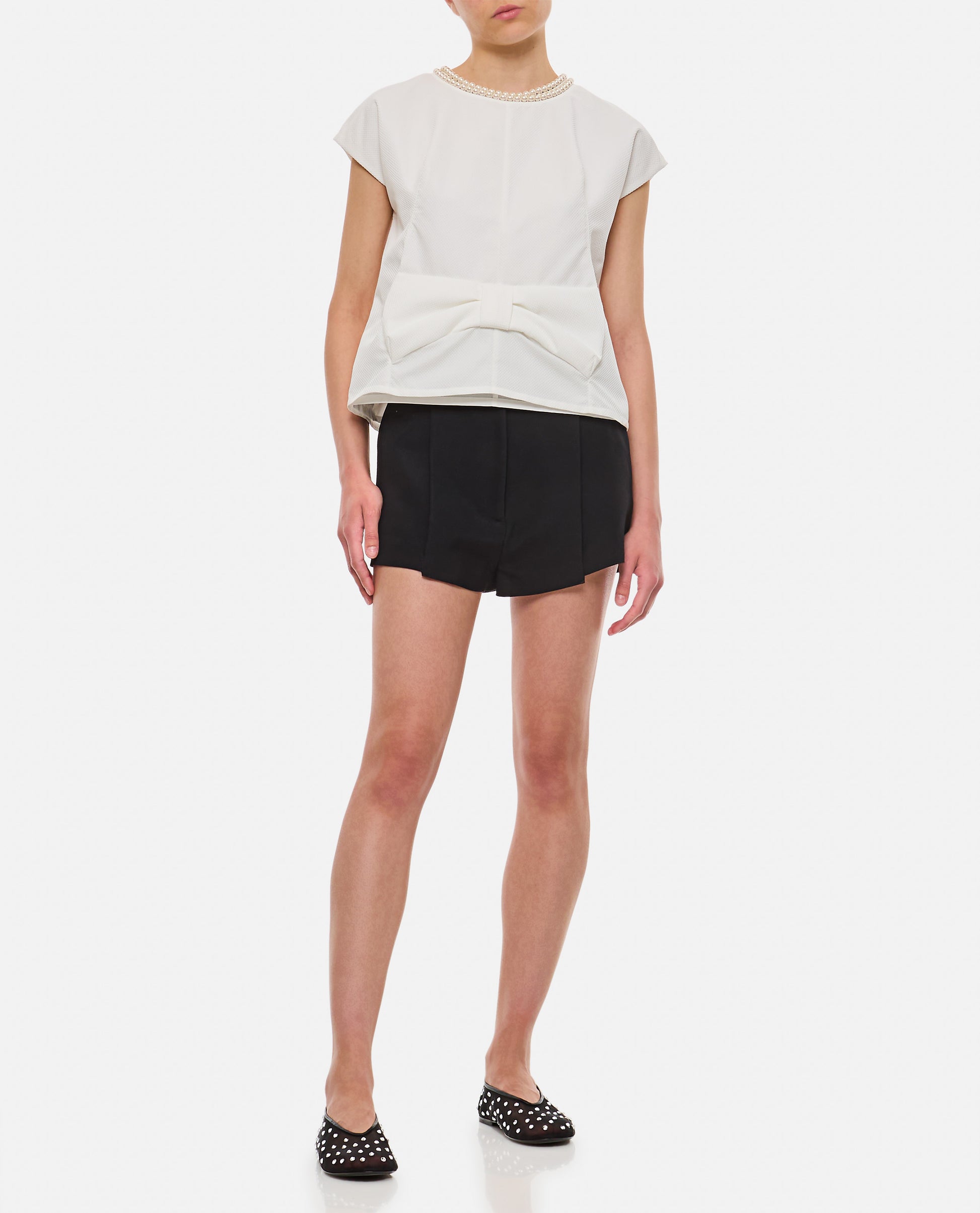 Junya Watanabe Women Pearl Neckline Blouse JUNYA WATANABE