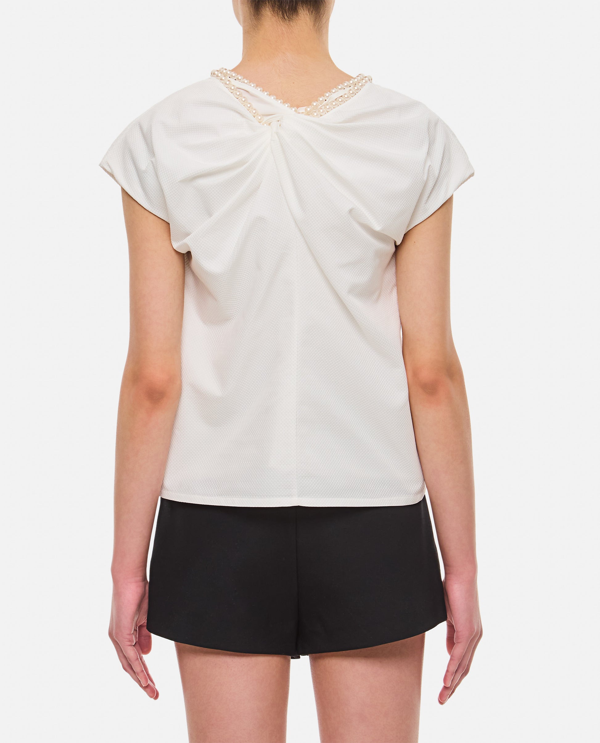 Junya Watanabe Women Pearl Neckline Blouse JUNYA WATANABE