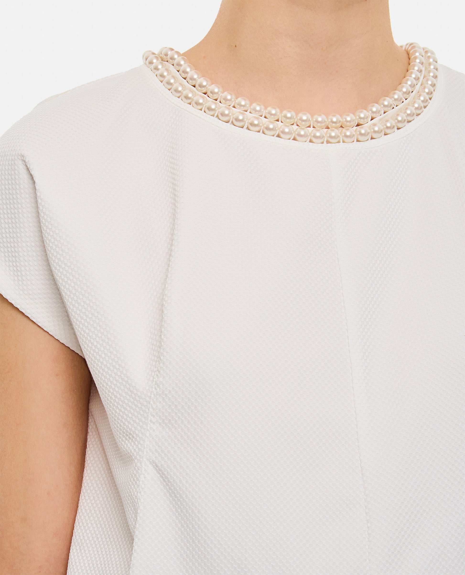Junya Watanabe Women Pearl Neckline Blouse JUNYA WATANABE