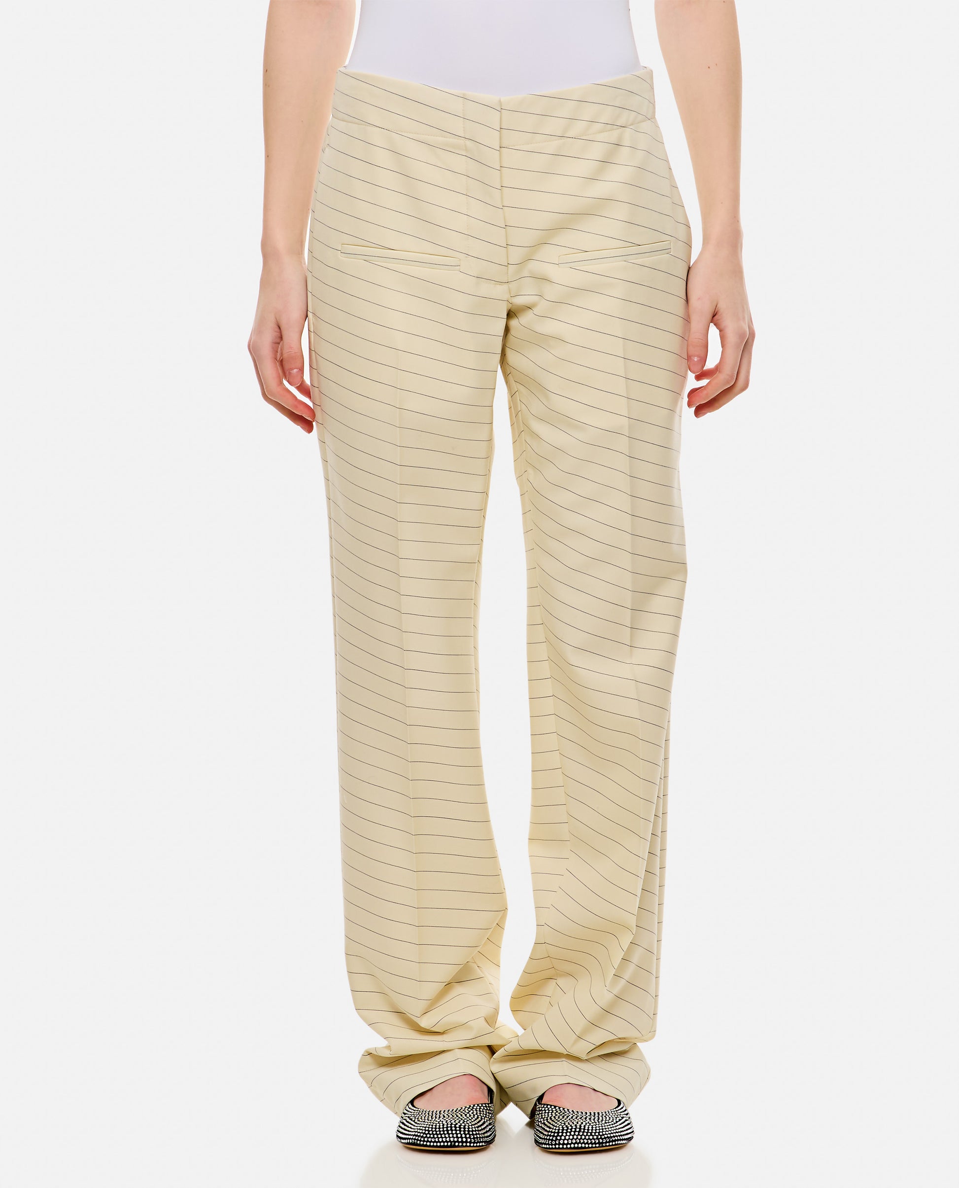Jw Anderson Women Front Pocket Straight Trousers J.W. ANDERSON