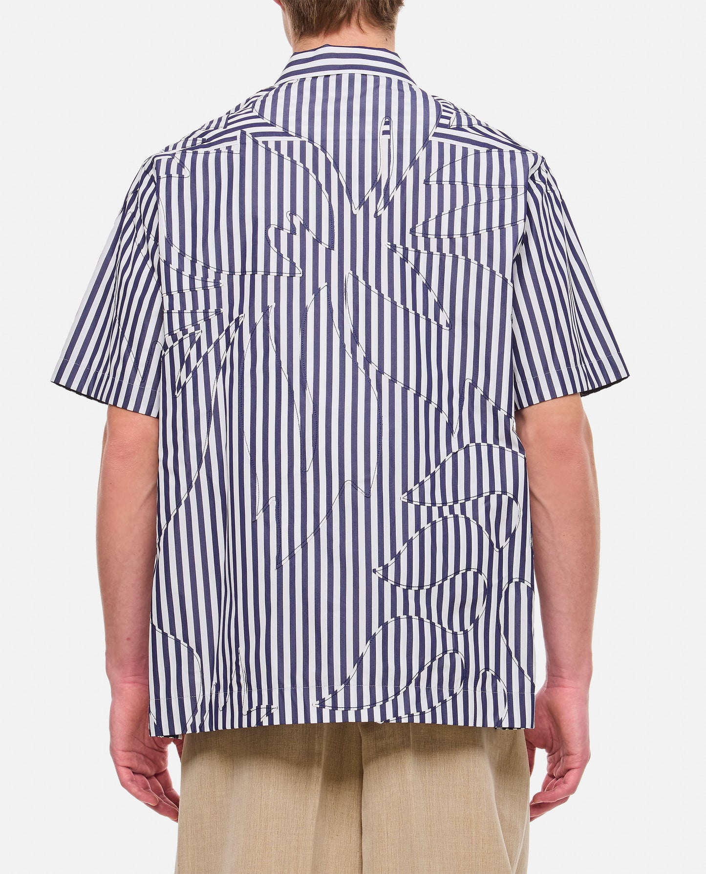 Sacai Men Cotton Poplin Shirt SACAI