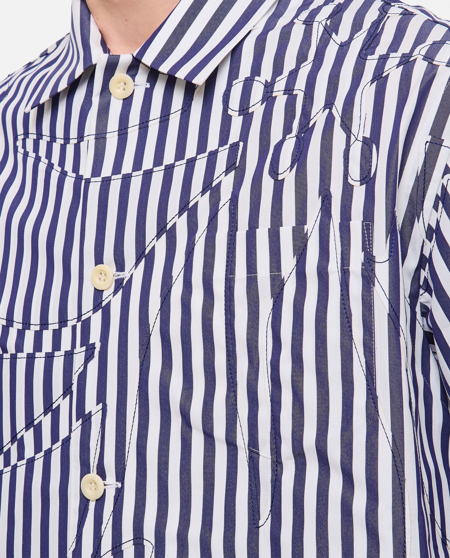 Sacai Men Cotton Poplin Shirt SACAI