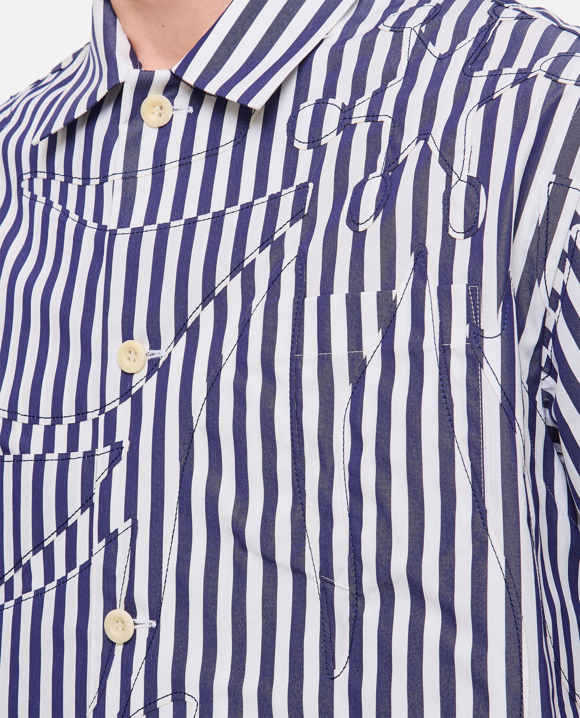 Sacai Men Cotton Poplin Shirt SACAI