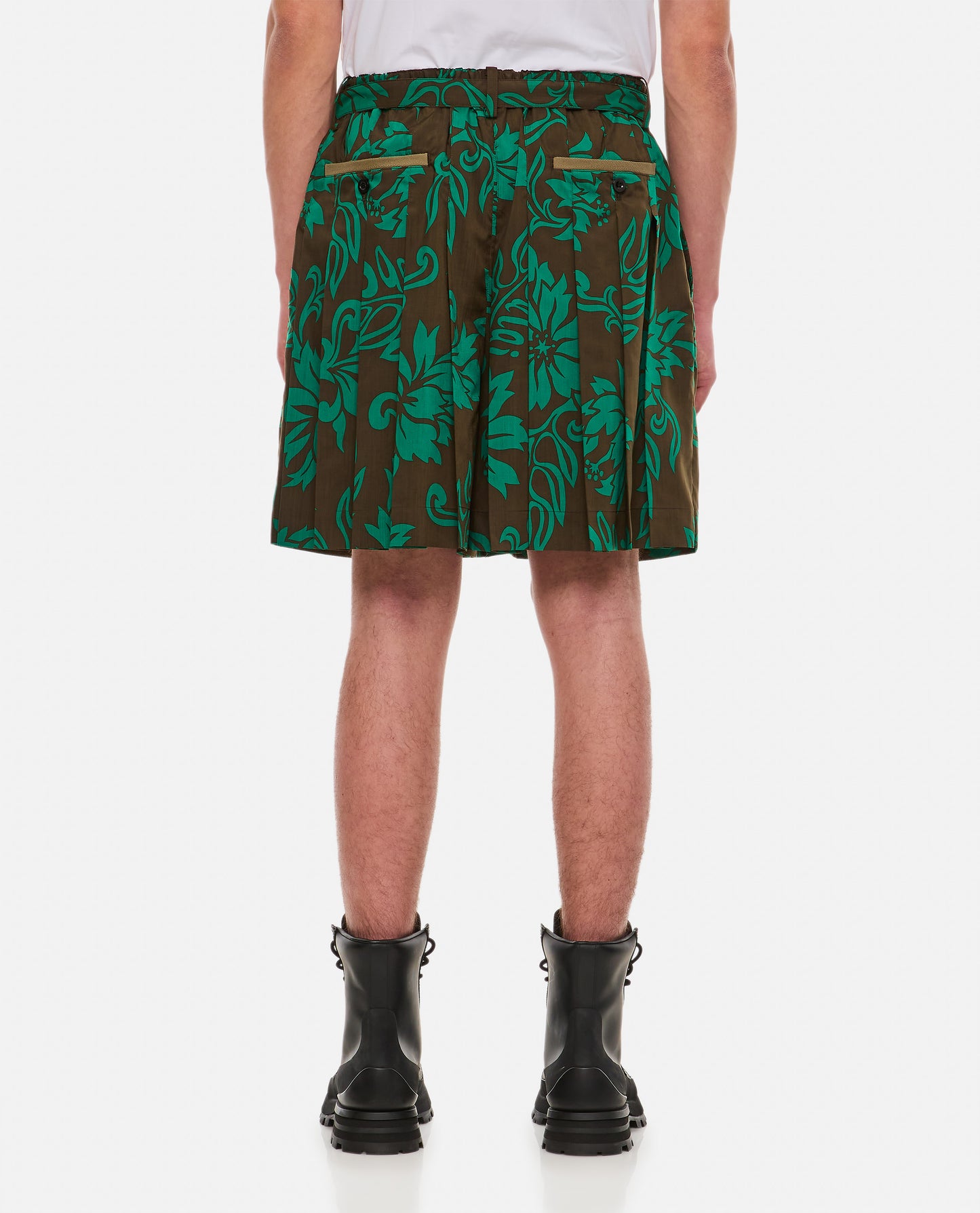 Sacai Men Floral Print Shorts SACAI