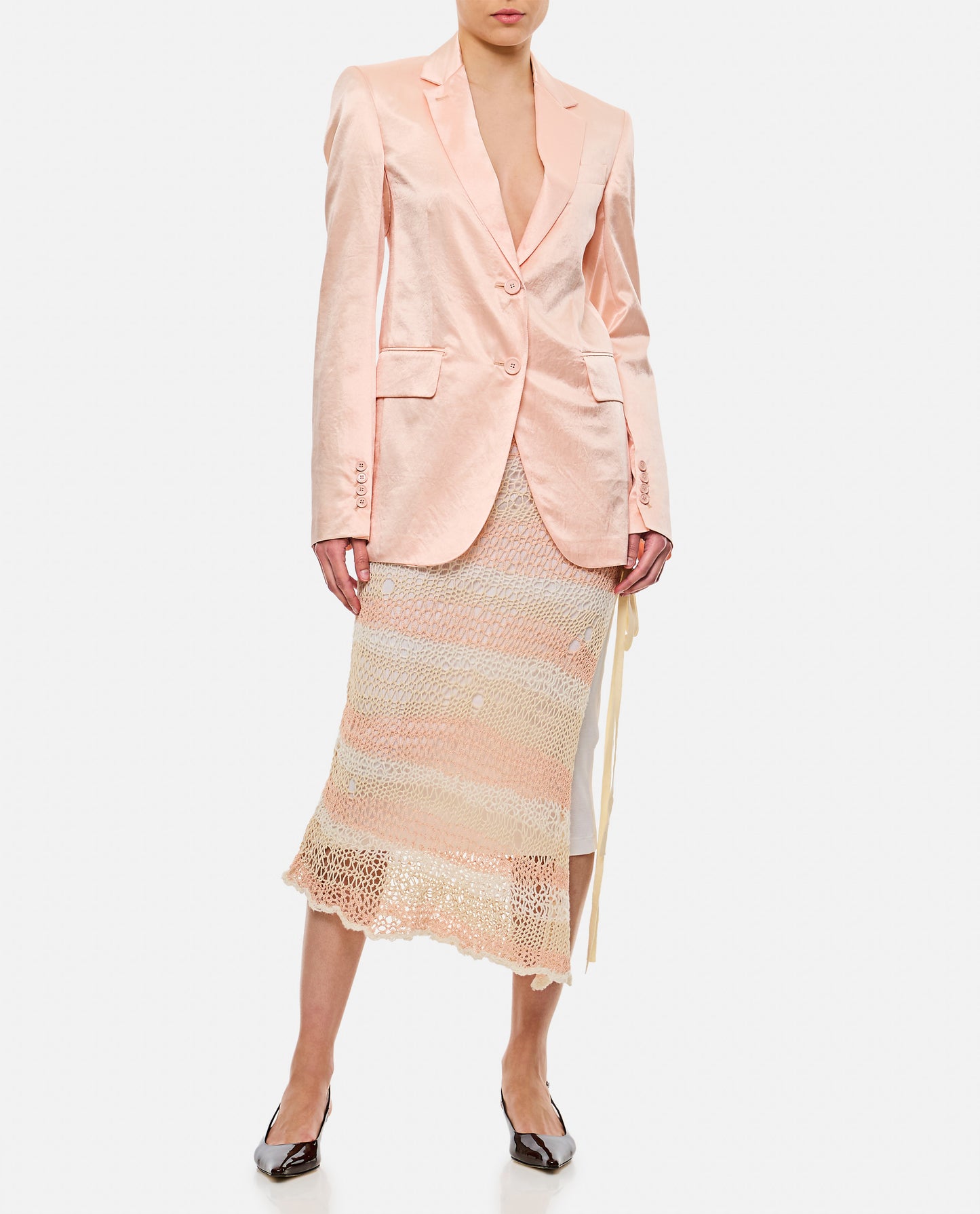 Sportmax Women Volante Single-Breasted Jacket SPORTMAX