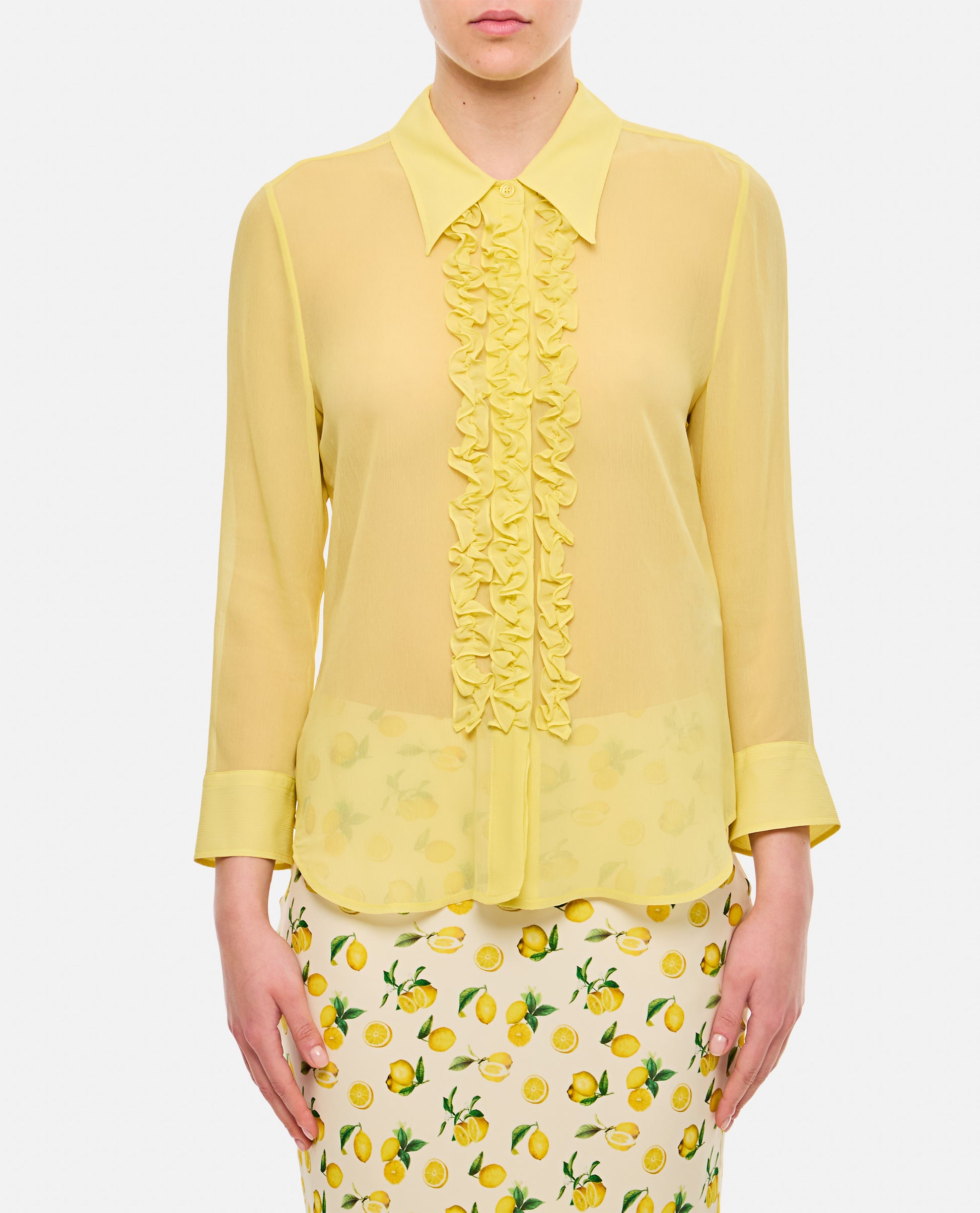 Stella Mccartney Women Ruffled Slim Shirt STELLA MCCARTNEY