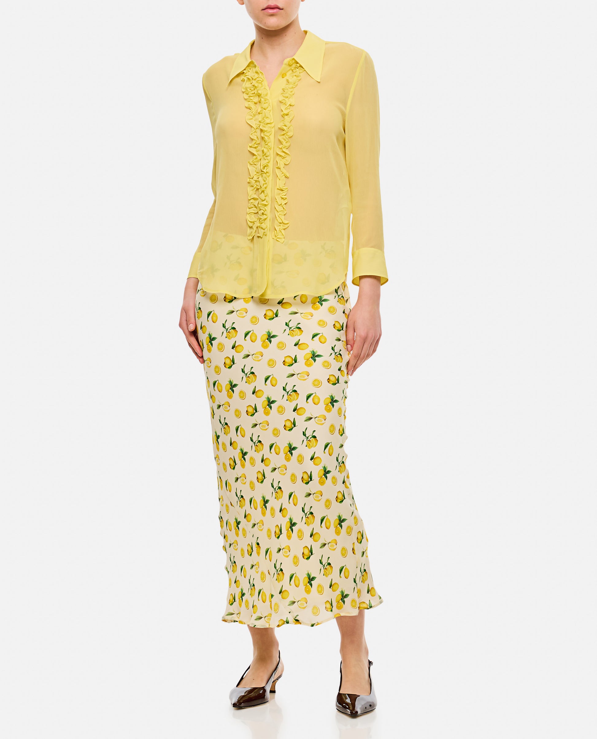 Stella Mccartney Women Ruffled Slim Shirt STELLA MCCARTNEY