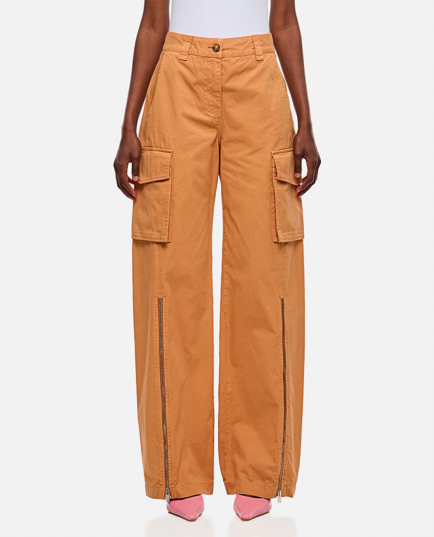 Stella Mccartney Women Front Zip Cargo Pant STELLA MCCARTNEY