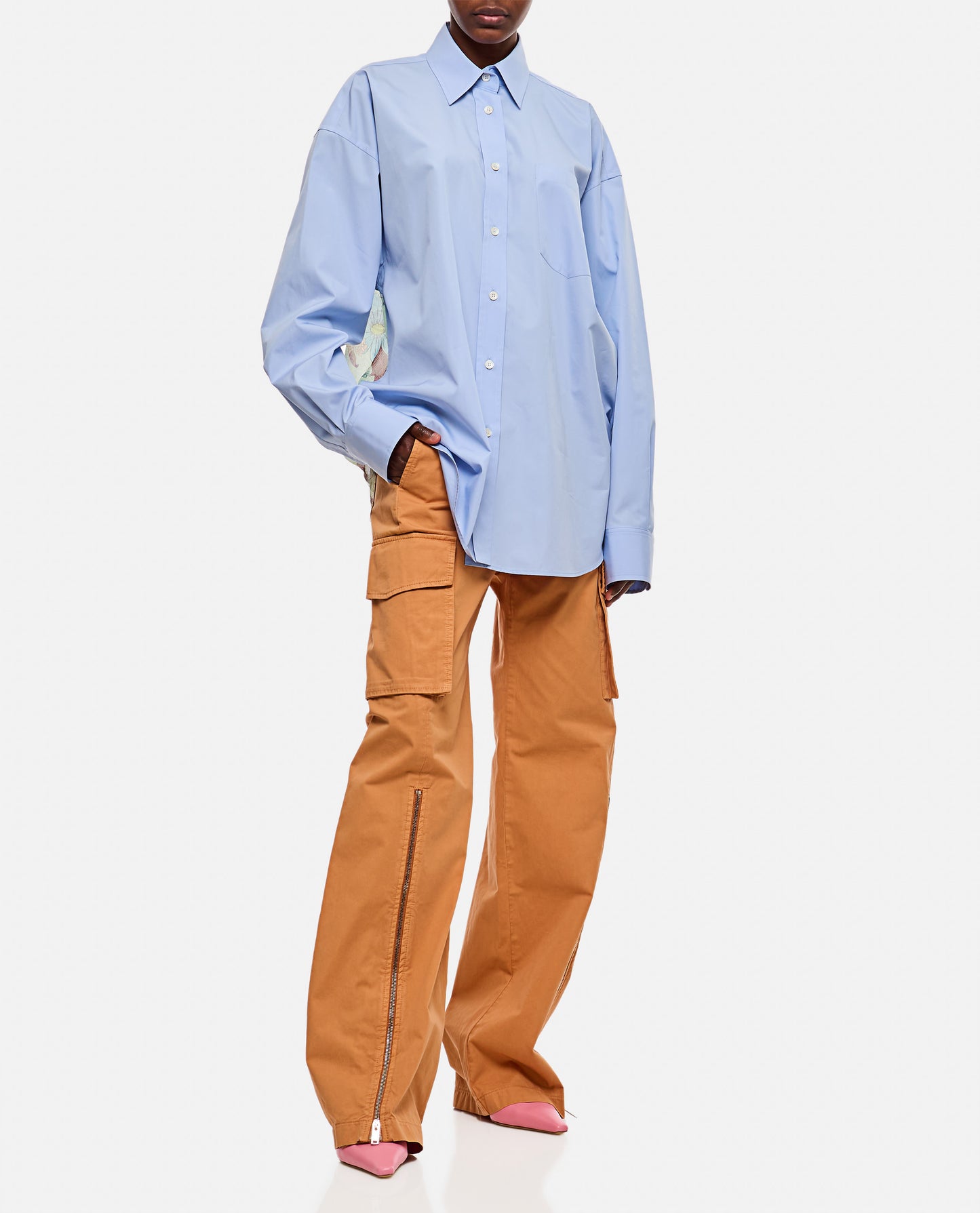 Stella Mccartney Women Front Zip Cargo Pant STELLA MCCARTNEY
